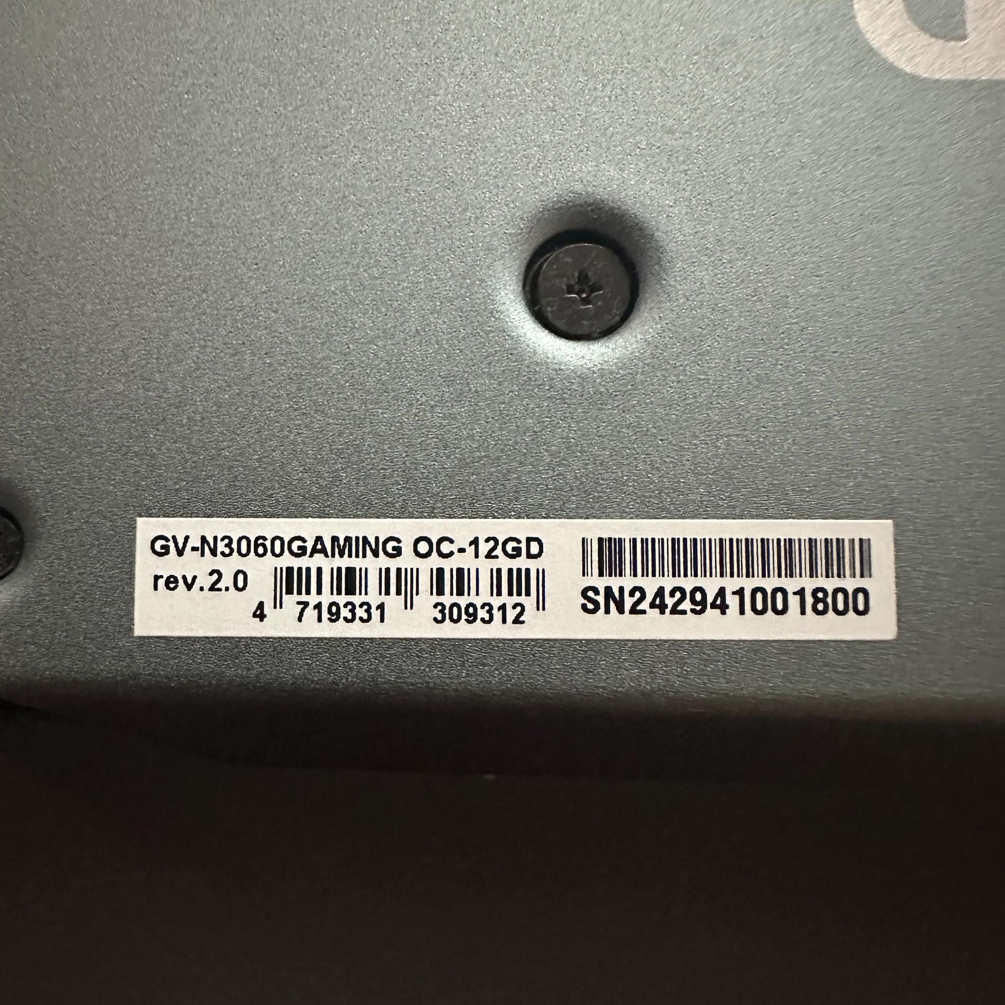 *NEW* Gigabyte RTX 3060 12gb
