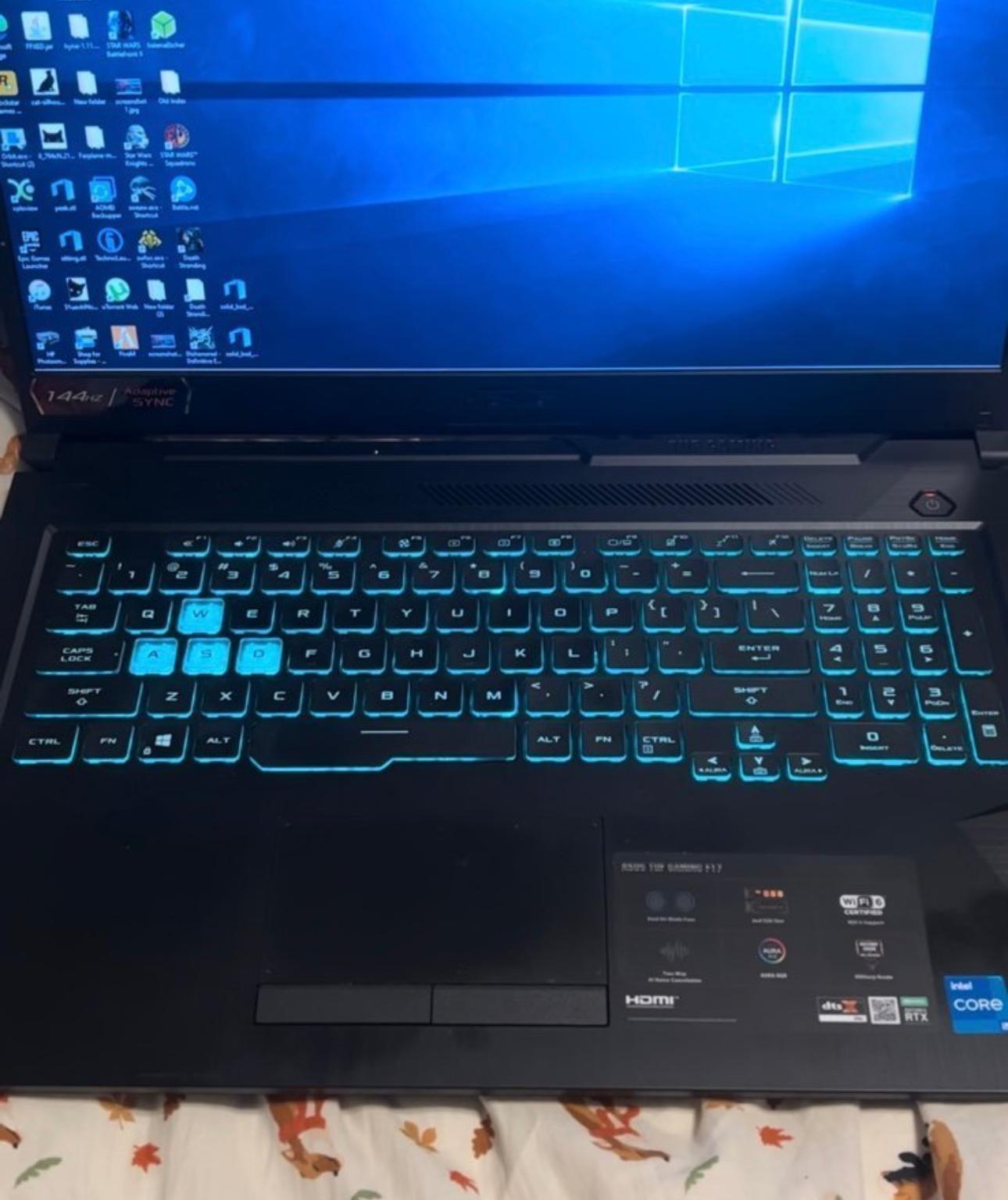 Asus Tuf F17 17.3 144hz I5 11260H RTX 3050 TI