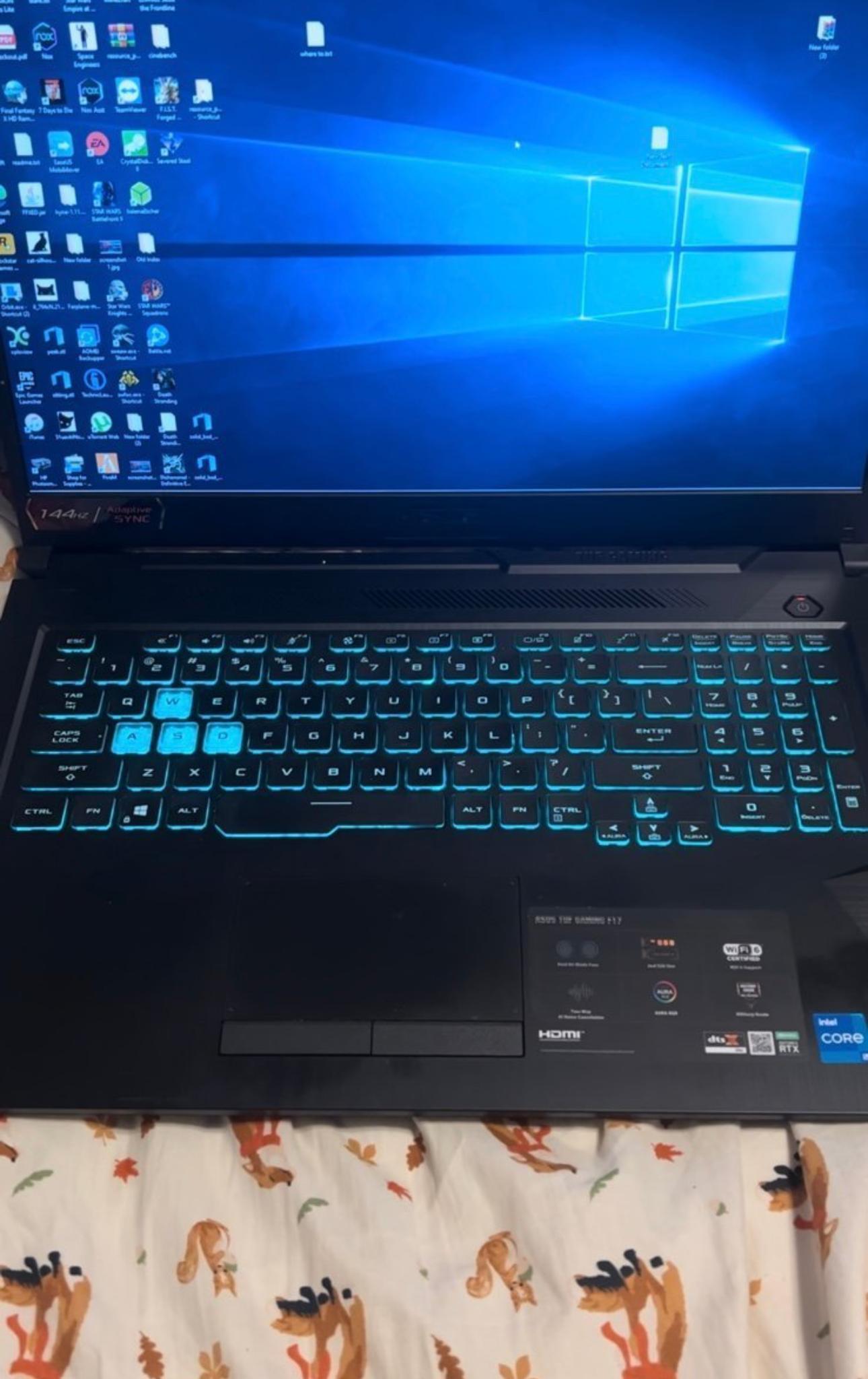 Asus Tuf F17 17.3 144hz I5 11260H RTX 3050 TI