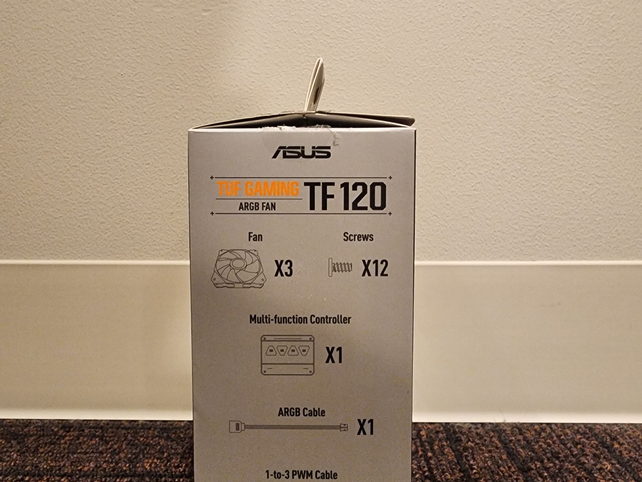 ASUS TUF Gaming TF120 120mm ARGB Fan 3 in 1