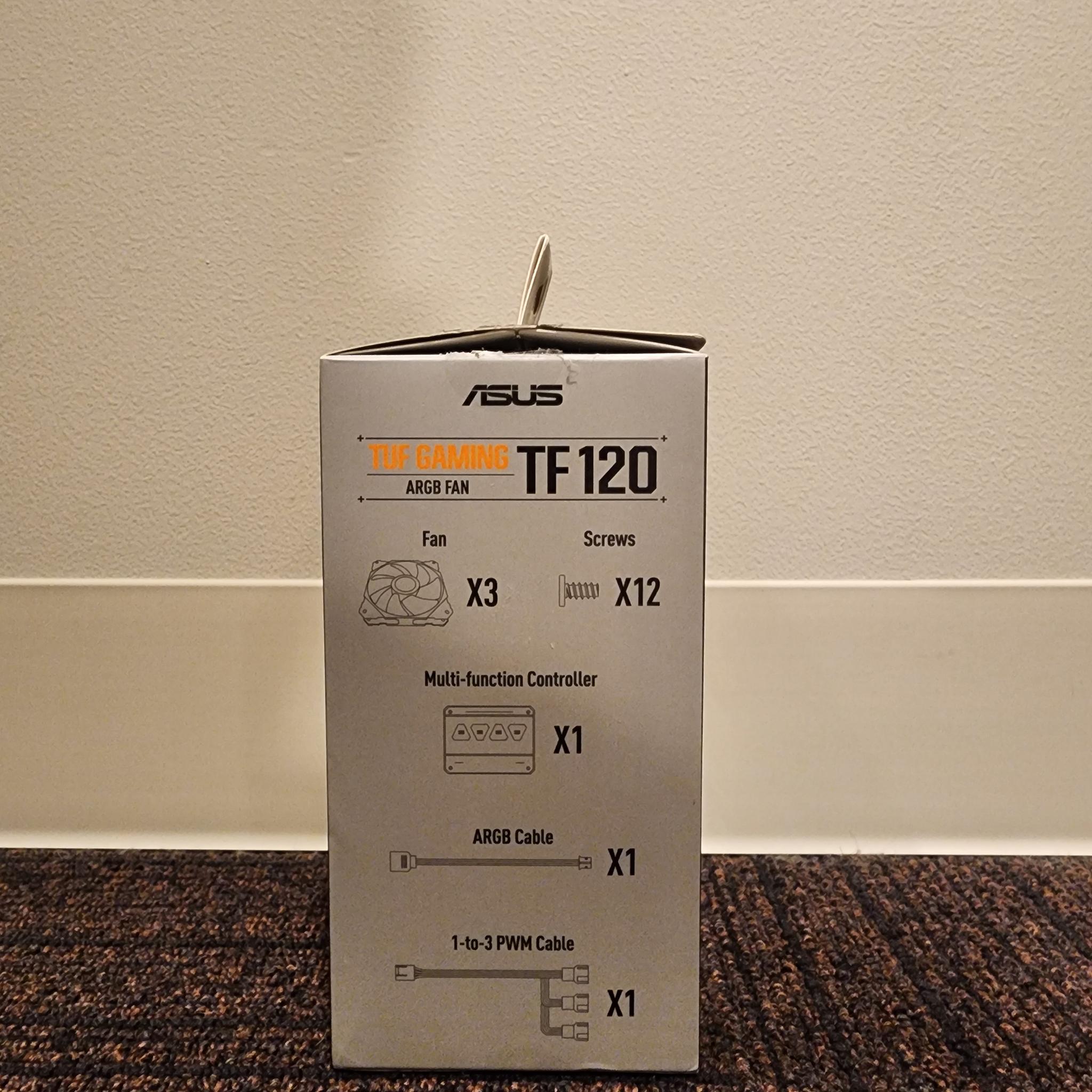 ASUS TUF Gaming TF120 120mm ARGB Fan 3 in 1