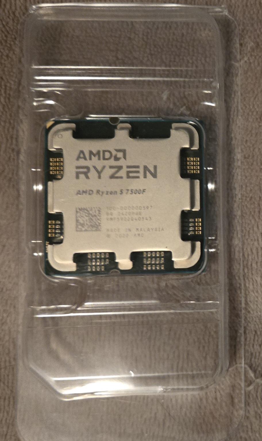 AMD RYZEN 5 7500F AM5 CPU ONLY