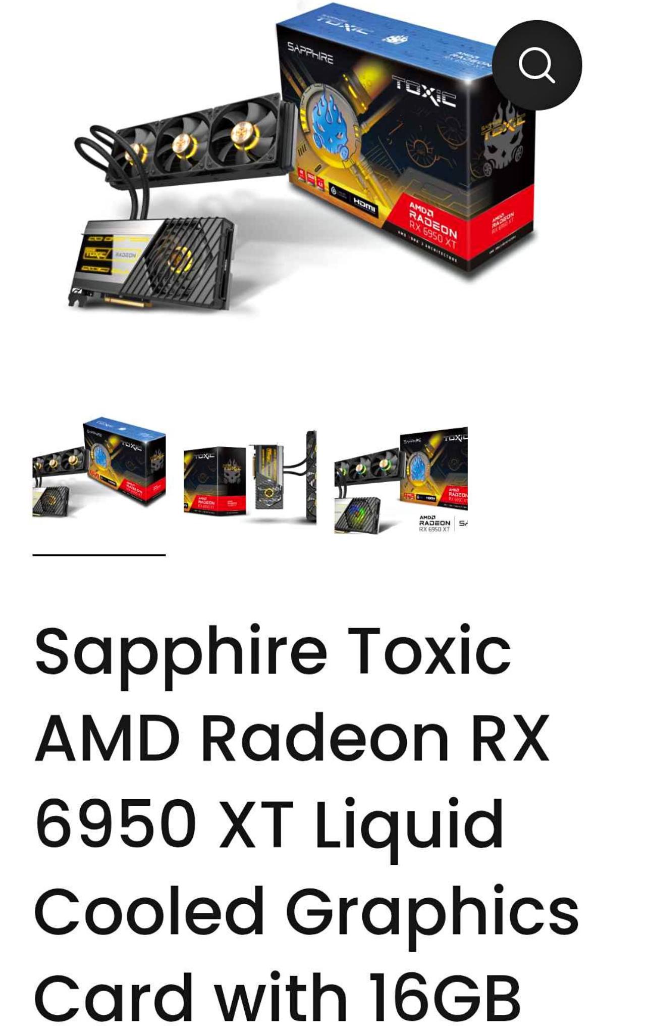 Sapphire TOXIC Limited Edition Radeon RX 6950 XT
