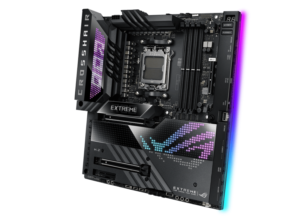 ASUS ROG CROSSHAIR X670E EXTREME AMD X670E AM5 DDR5 E-ATX Desktop Motherboard