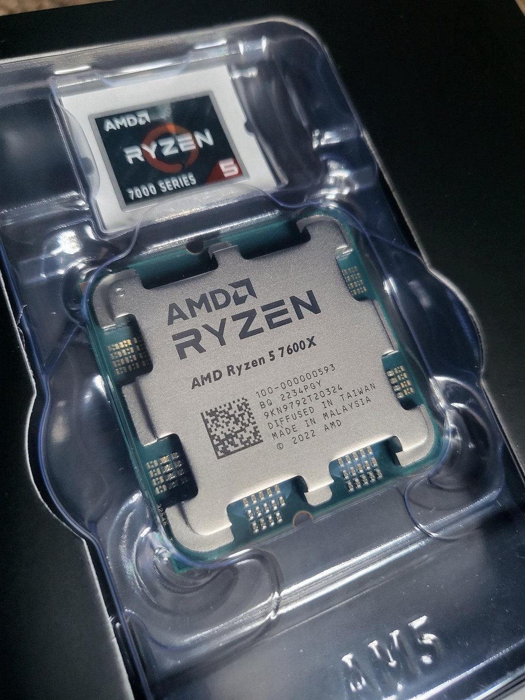 AMD Ryzen 5 7600X - Zen 4 6-Core 4.7 GHz - Socket AM5 - 105W