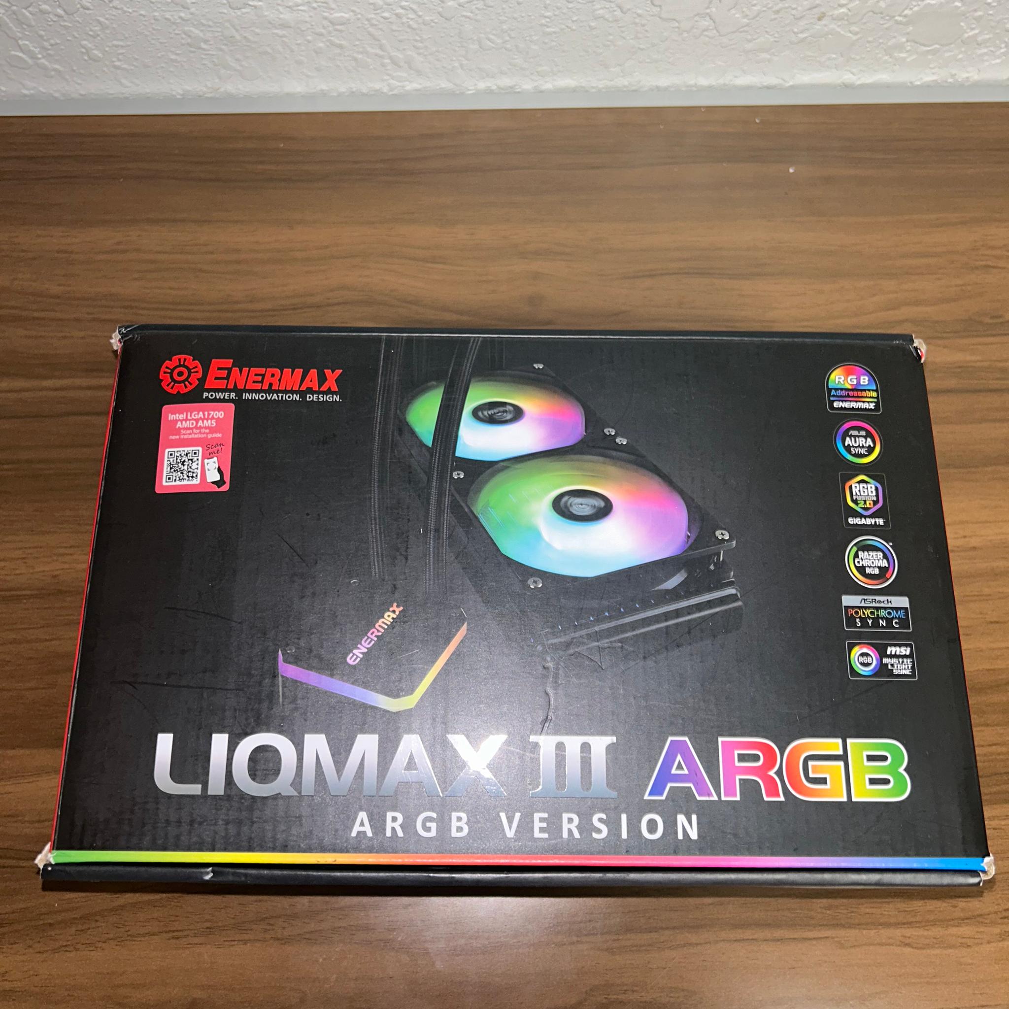 [Open Box] Enermax 240 Liqmax III ARGB AIO