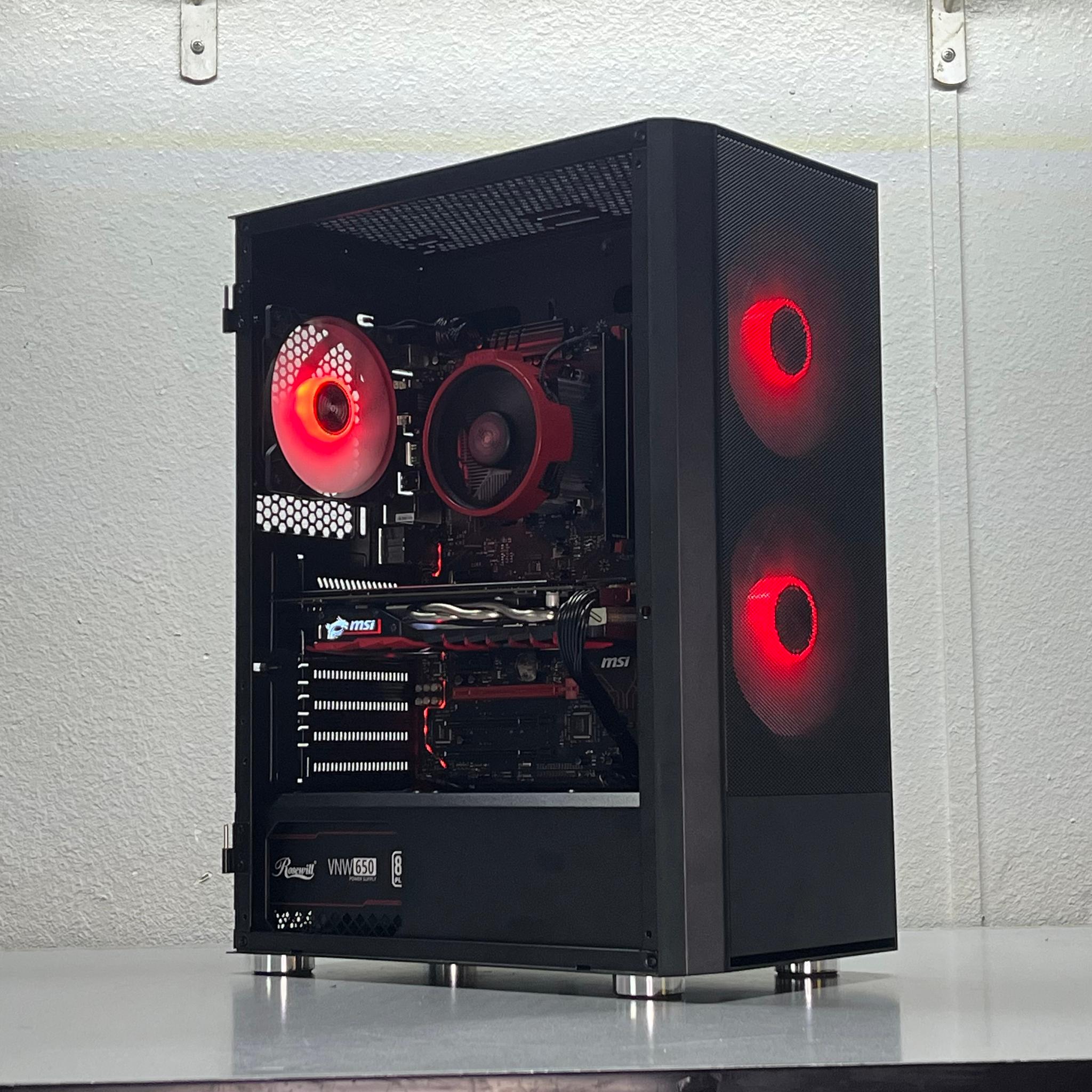 Red Dragon Gaming PC - GTX 1060, Ryzen 5 2600, 16GB RAM, 512GB SSD