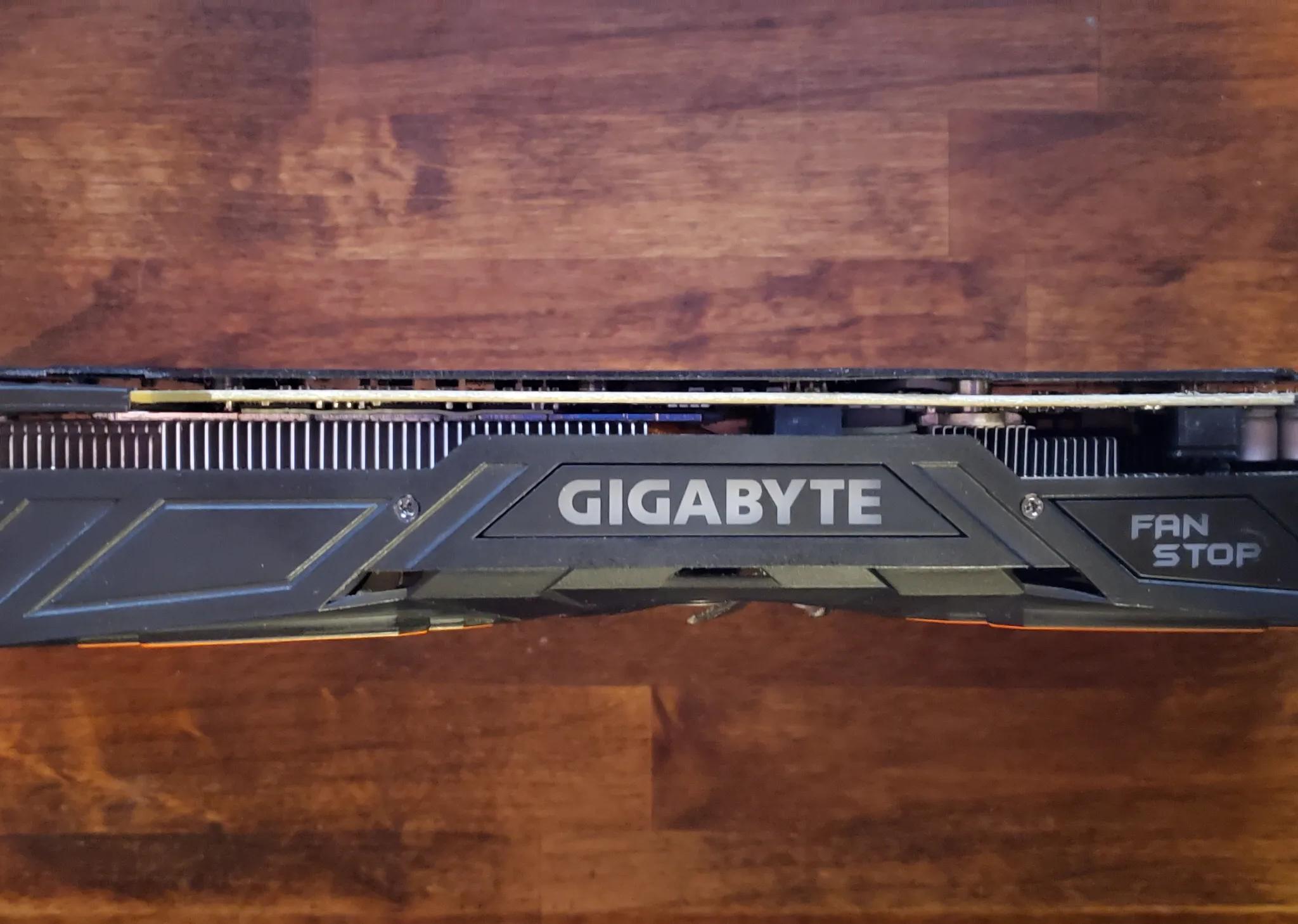Gigabyte GTX 1080 G1 Gaming graphics card.