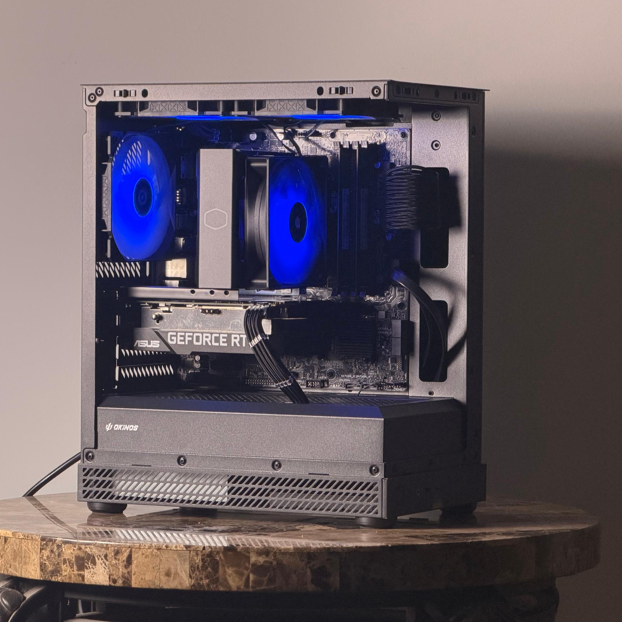 FREE SHIP 🖤🌈 Black RGB Gaming PC | RTX 3060 | Intel Core i7-11700 | 1 TB NVME SSD | 16 GB RAM🌈🖤