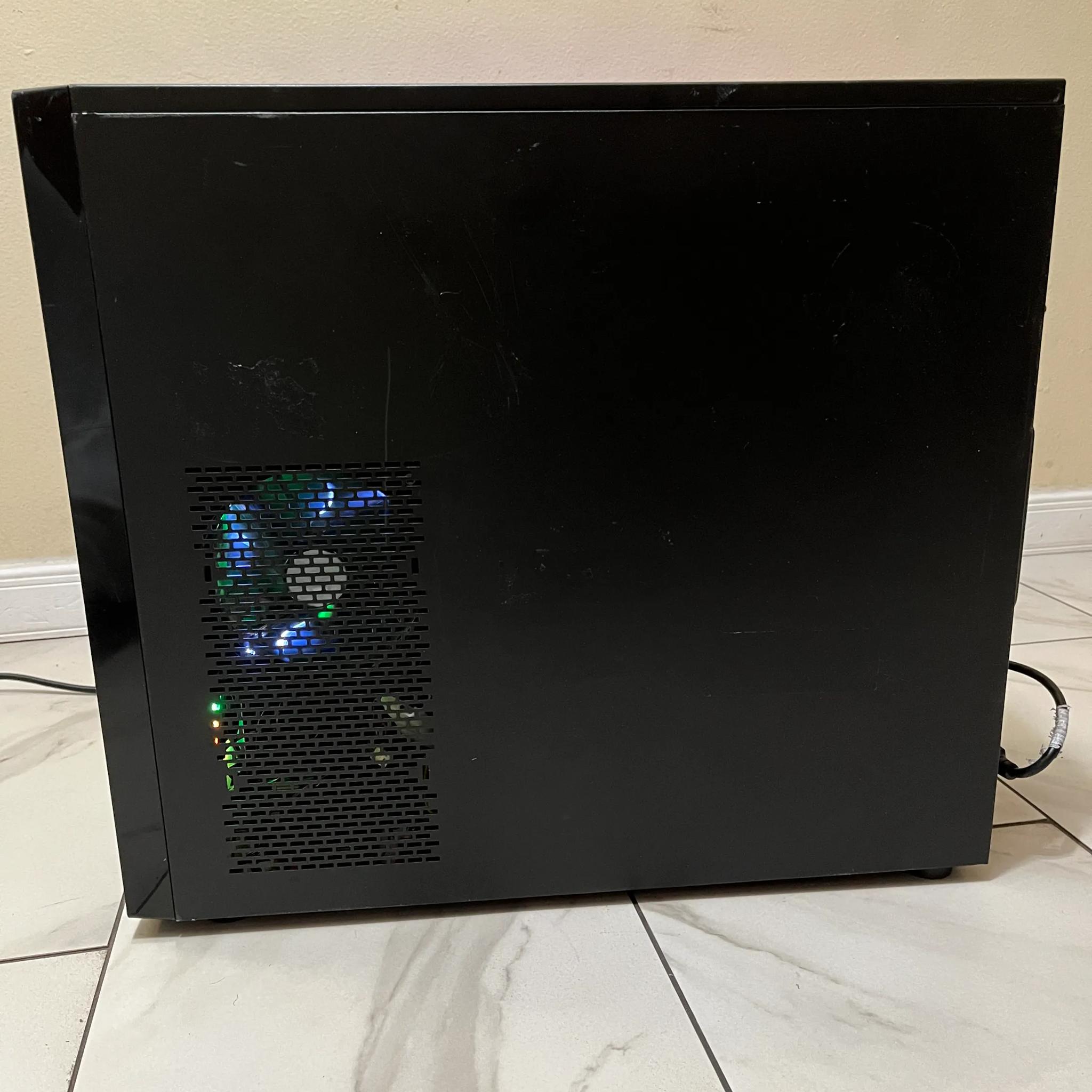 🔥 Budget RGB Gaming PC – R9 270x, Intel Core i5, 12GB RAM, 256GB SSD+1TB HDD, with RGB Remote