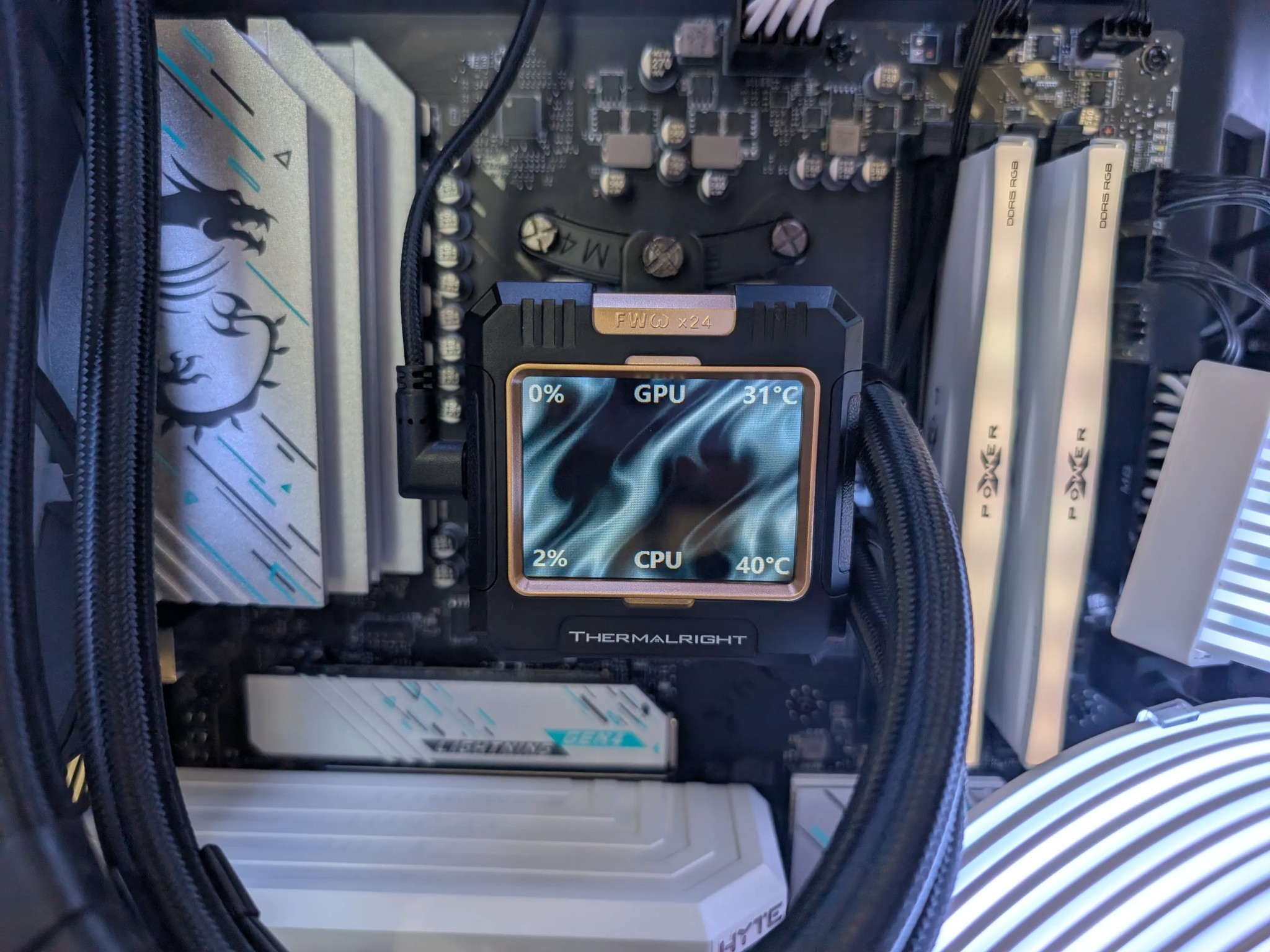 Death Knight Gaming PC - Hyte Y70 - Nvidia 5070 + Ryzen 9600X (excluding figurine)