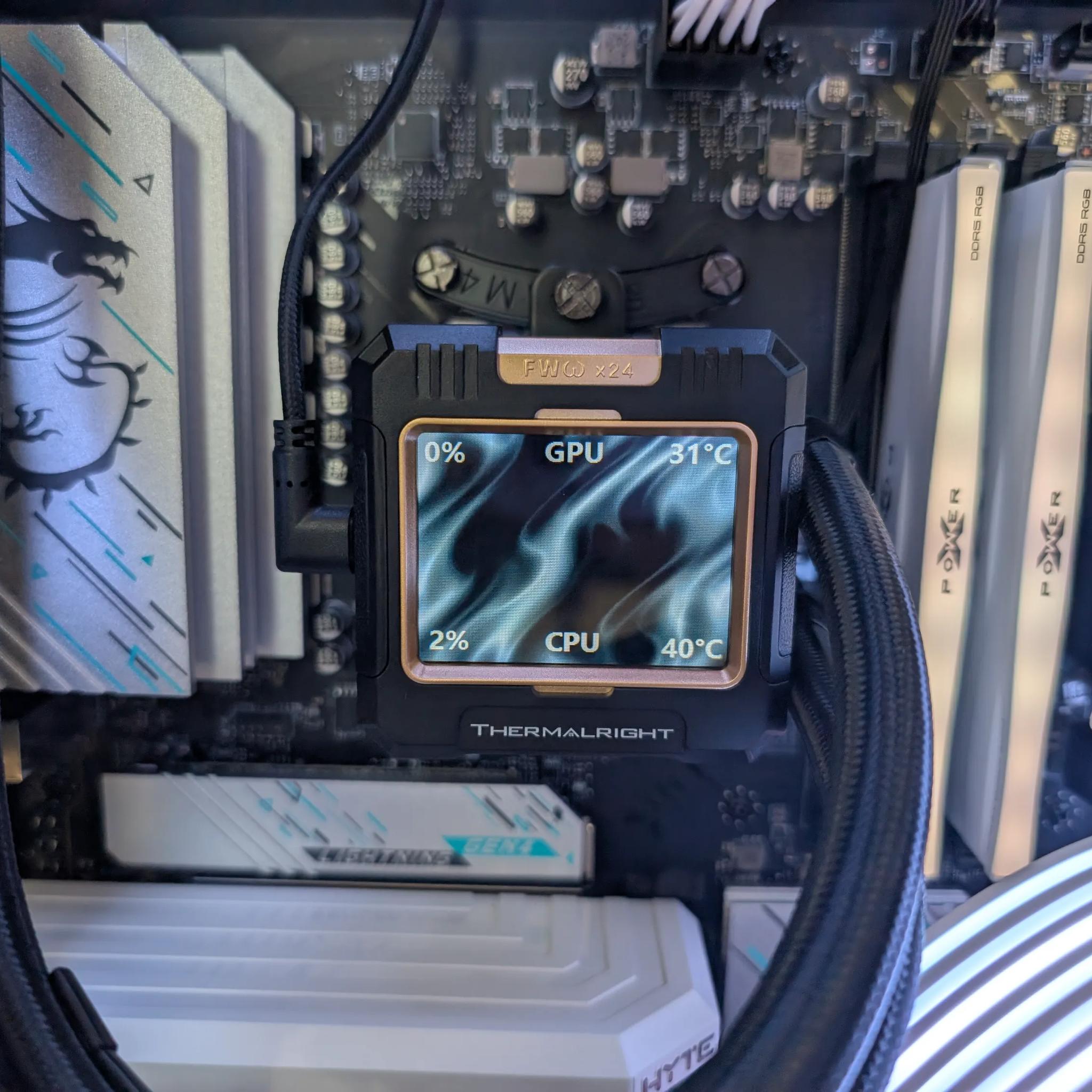 Death Knight Gaming PC - Hyte Y70 - Nvidia 5070 + Ryzen 9600X (excluding figurine)