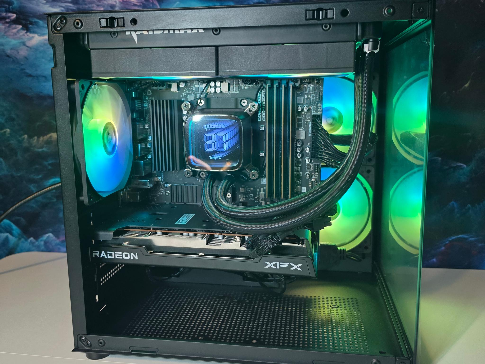 XFX RX 7600 8gb + Ryzen 5600x PC Build #113