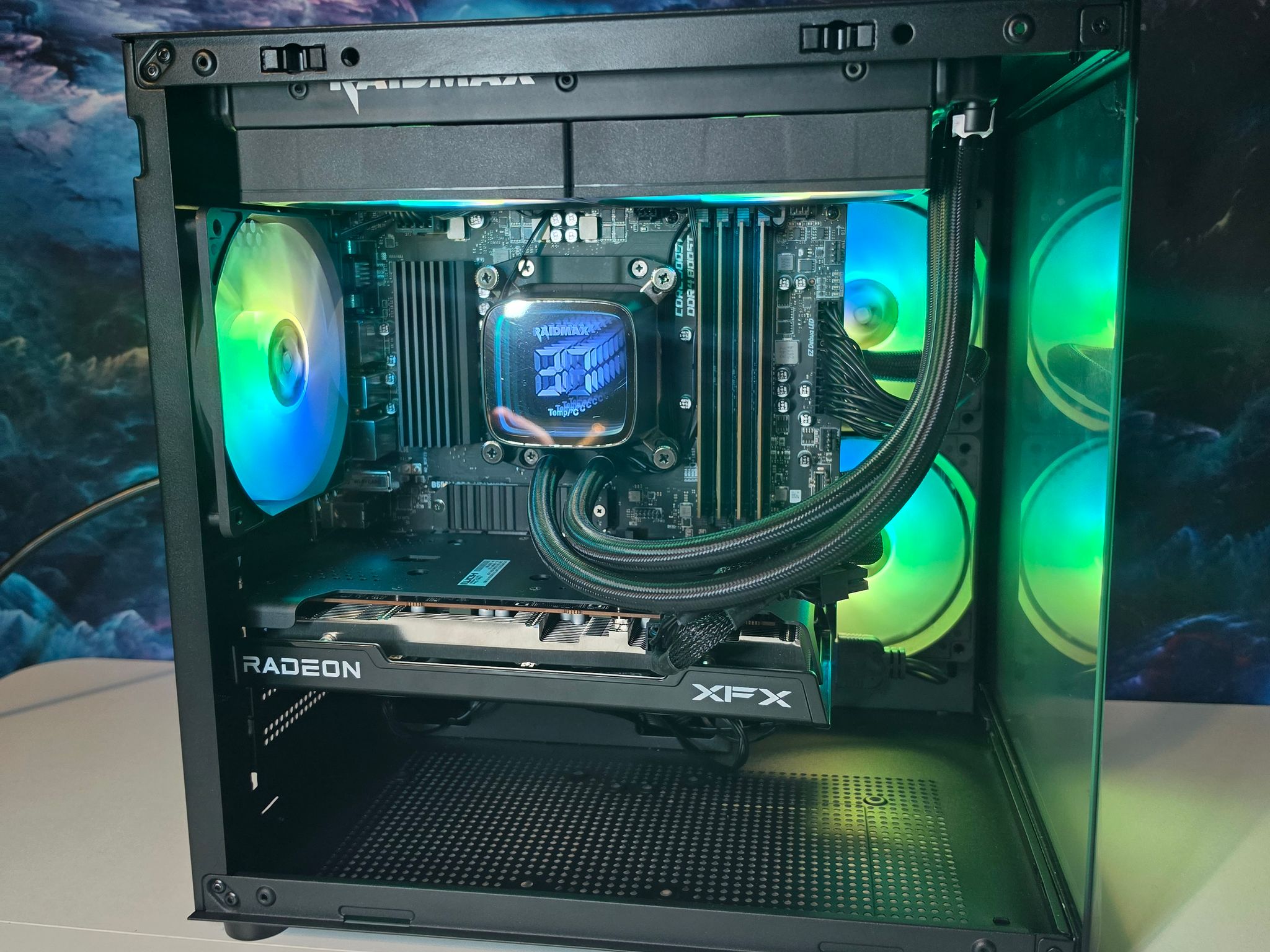 XFX RX 7600 8gb + Ryzen 5600x PC Build #113