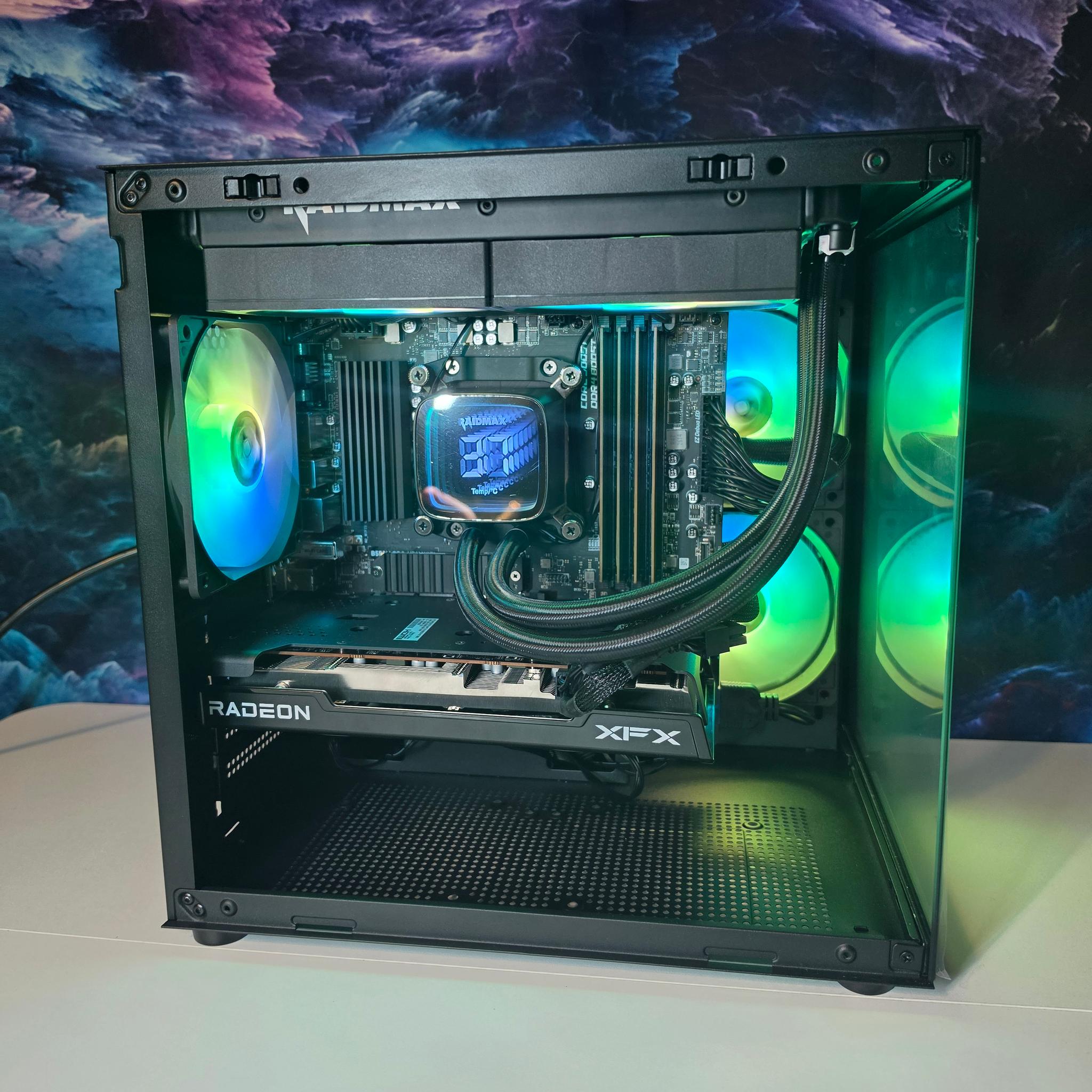 XFX RX 7600 8gb + Ryzen 5600x PC Build #113