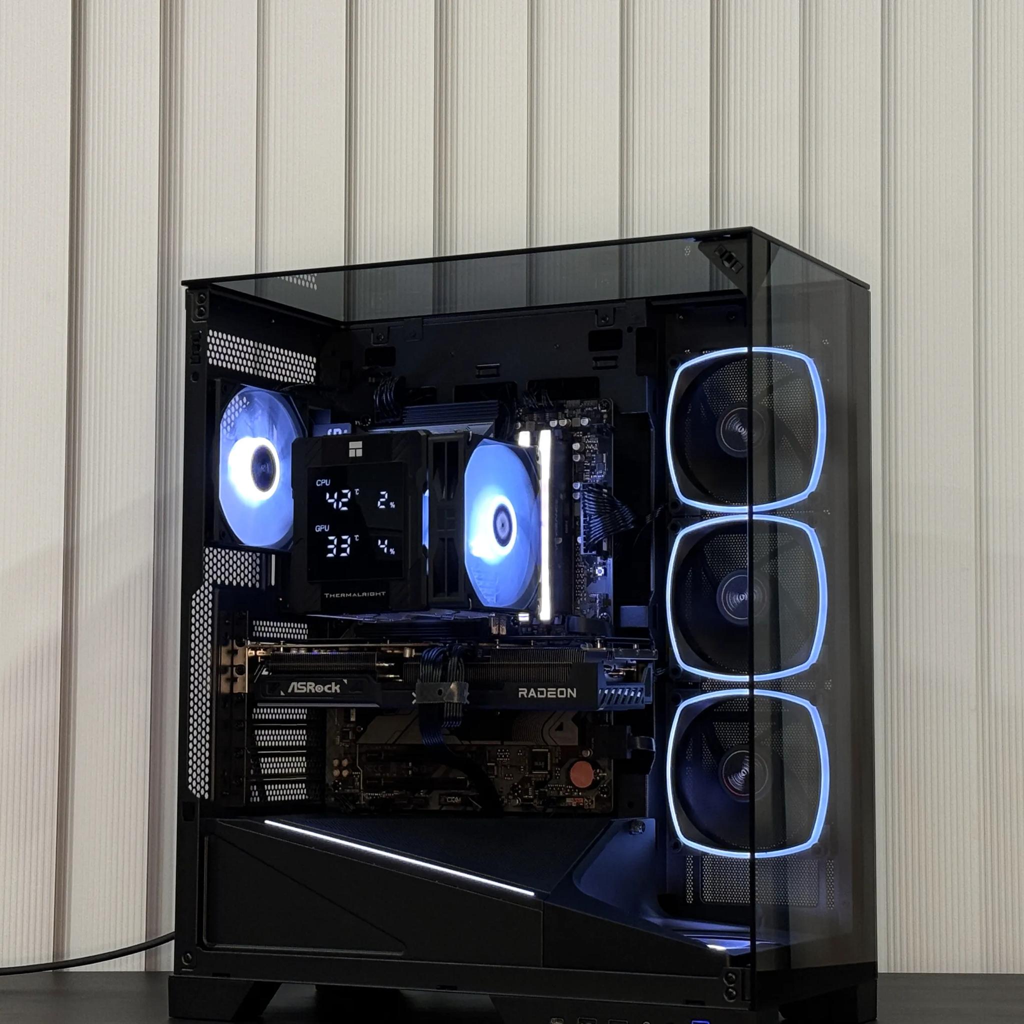 Gaming PC - RX 9070 | Ryzen 7 - 7700x | 32 GB DDR5 | 2 TB SSD | 750w Gold PSU