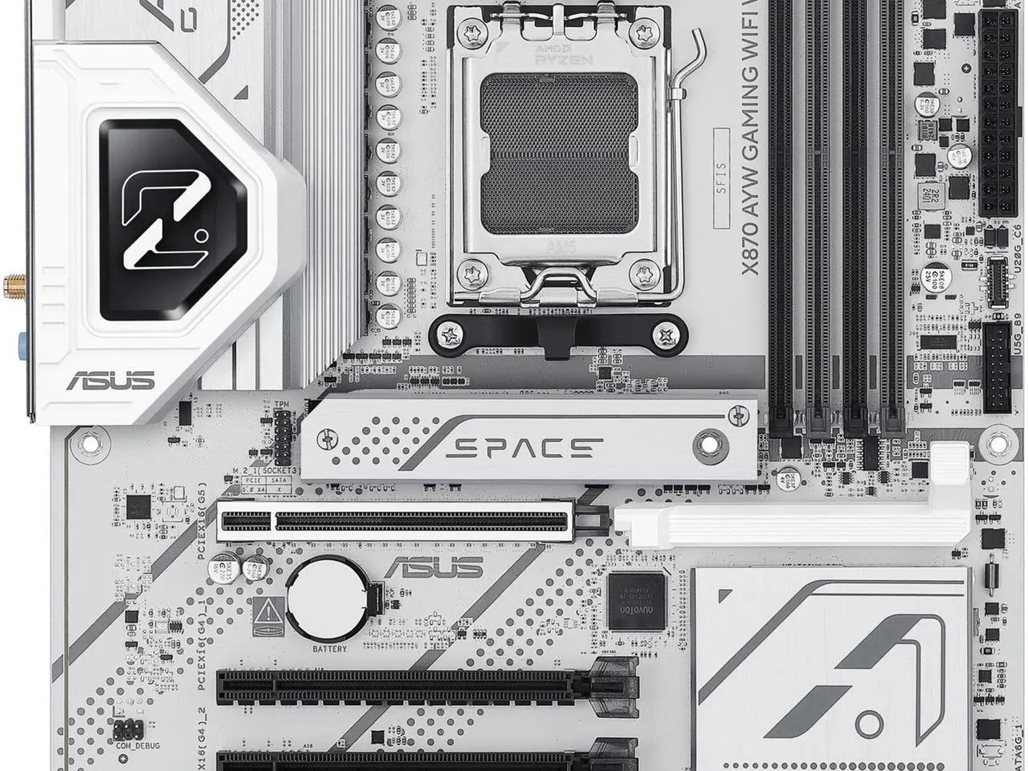 ASUS X870 AYW Gaming WiFi W AMD X870 AM5 DDR5 ATX Desktop Motherboard
