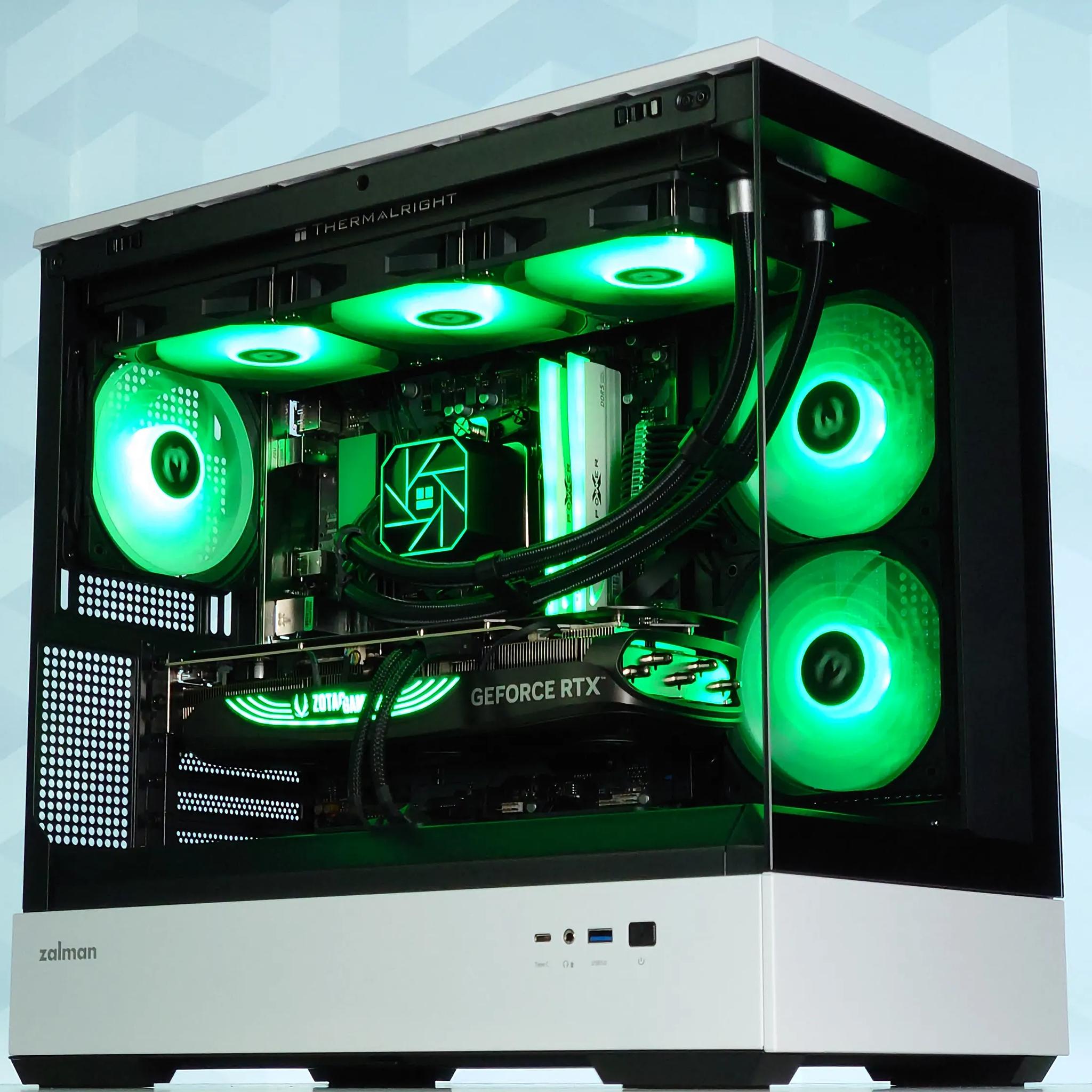🤍🖤🐼 Gaming PC🎍Nvidia RTX 4070 Ti 12GB🎍Ryzen 7 8700F🎍32GB DDR5🎍1TB NVME GEN4