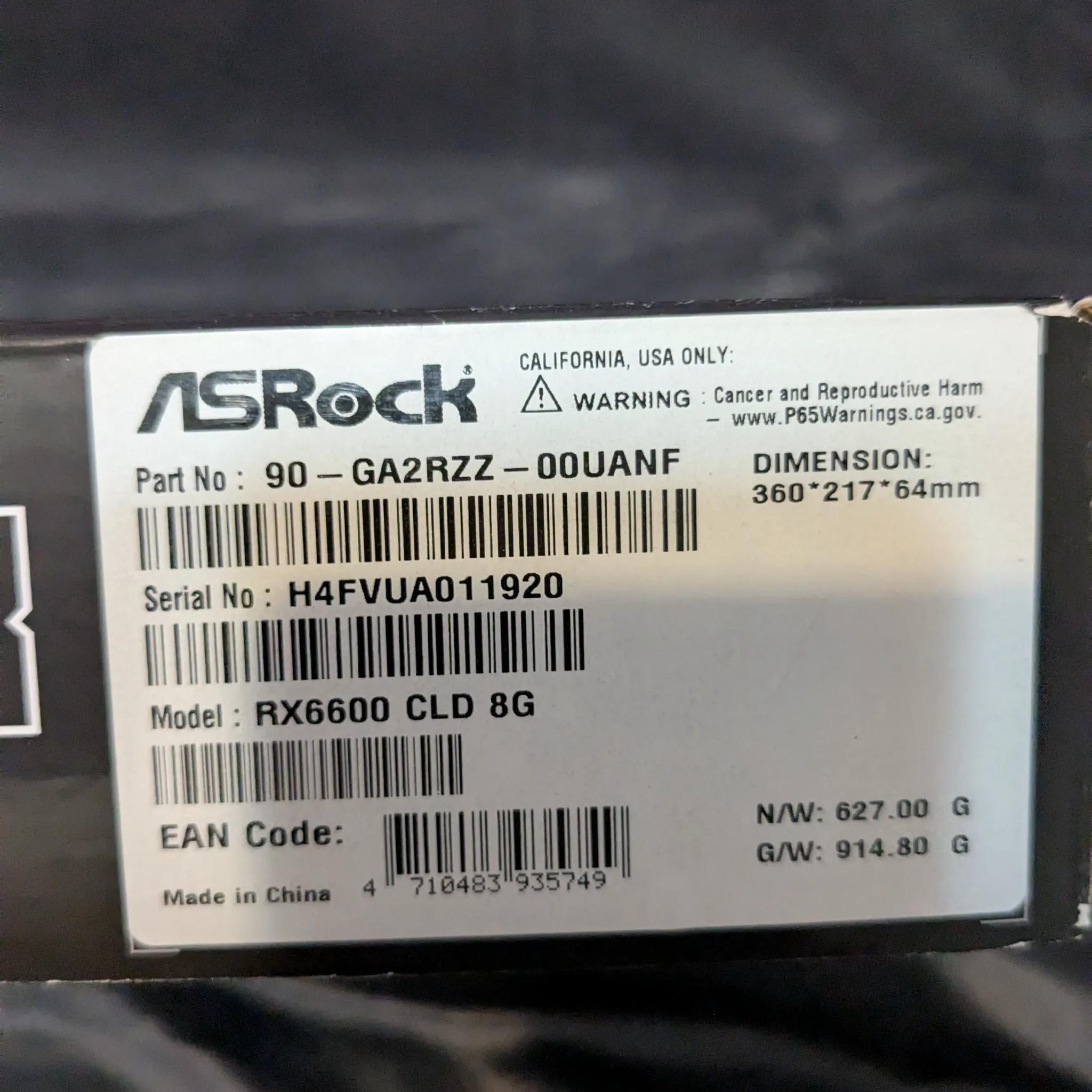 ASRock RX 6600