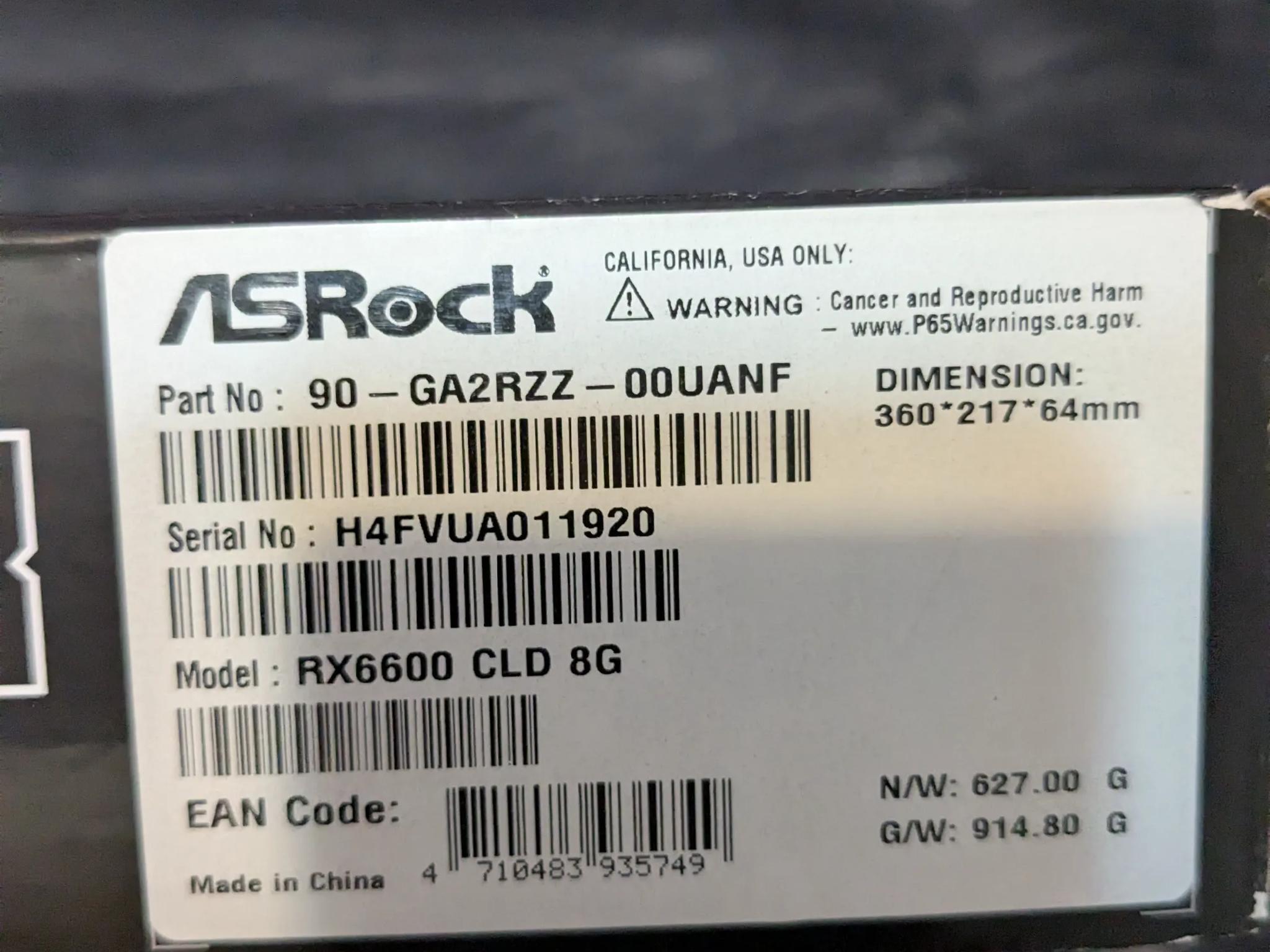 ASRock RX 6600