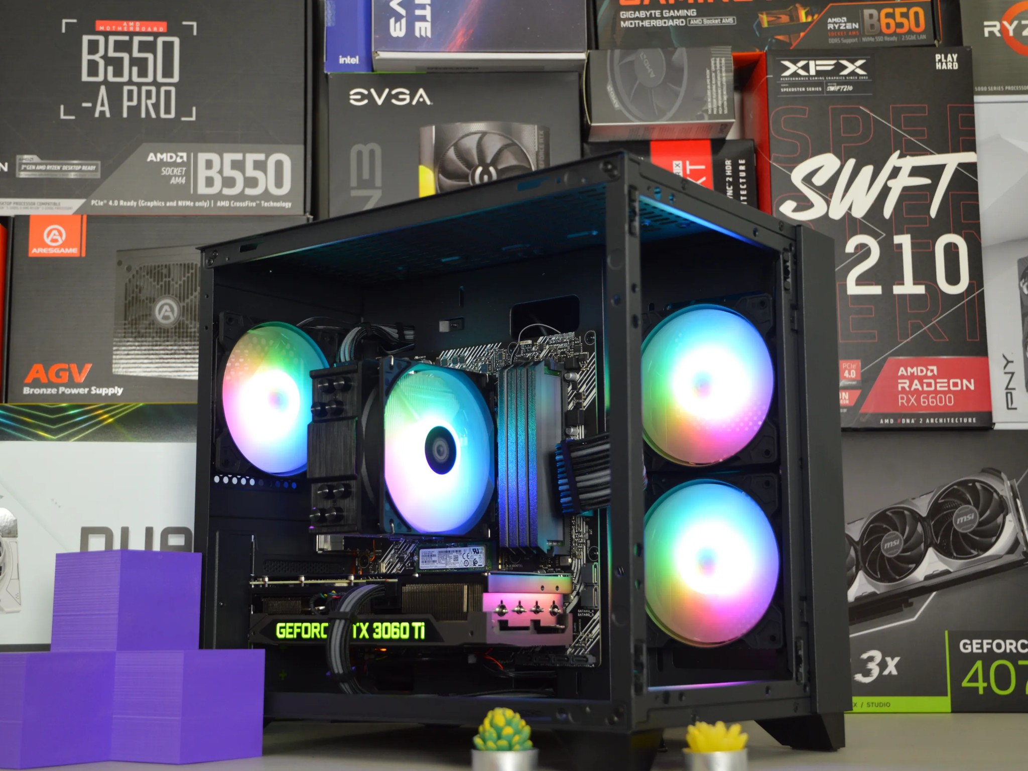 ⚗️⚗️| RTX 3060 Ti 8GB | RYZEN 5 5600 | 32GB DDR4 RAM | 1TB NVME SSD | Acid Vat |