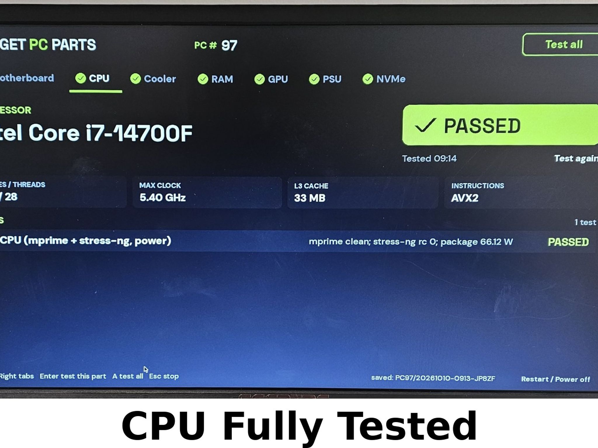 Intel Core i7-14700F LGA1700