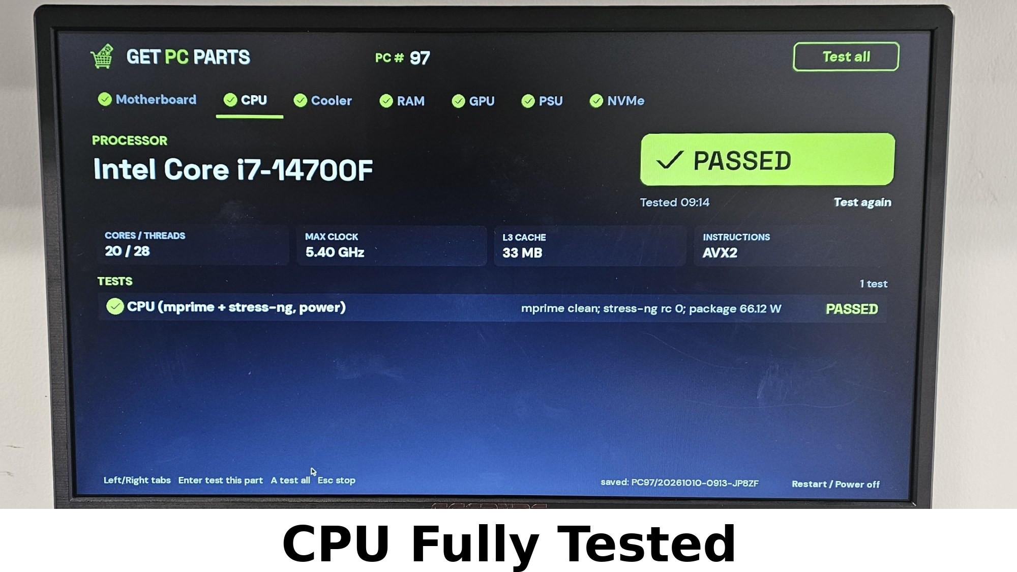 Intel Core i7-14700F LGA1700