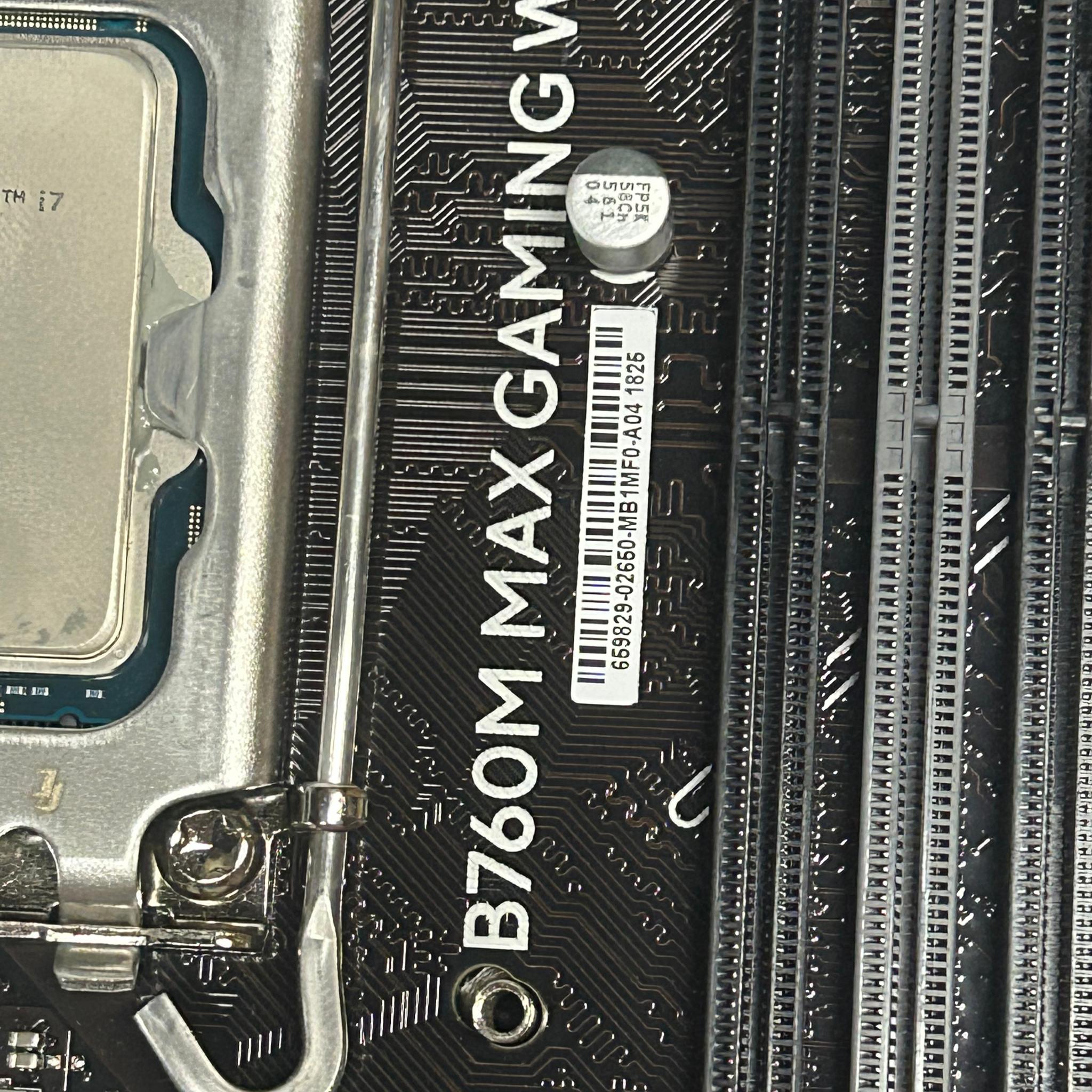 Intel i7-14700f Asus B760M Max Gaming Wifi Combo