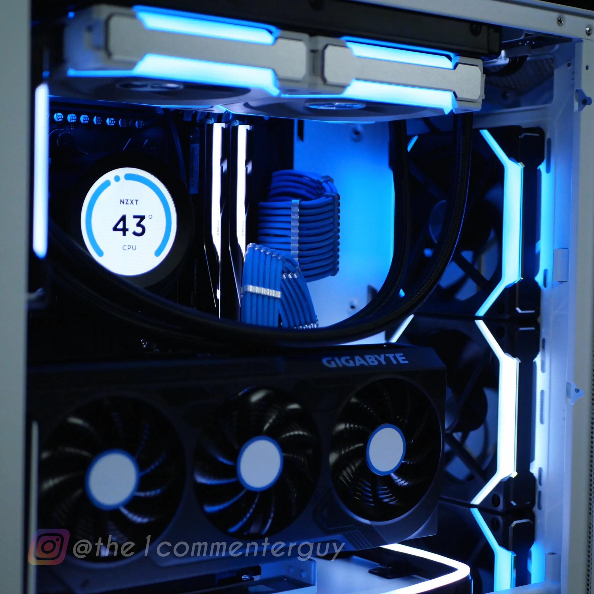 🔵Oreo Blizzard | Ryzen 7 7700, RTX 4070 Super, 2TB Nvme, 32gb DDR5 RGB