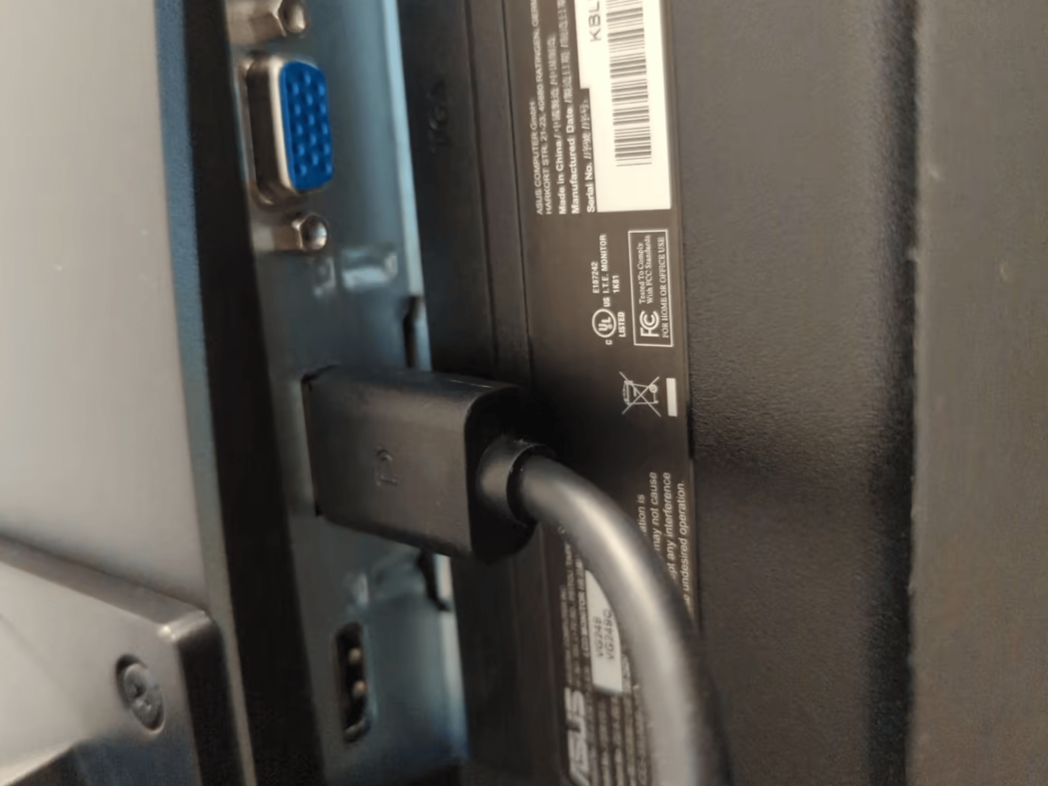 Asus Tuf Gaming VG249 1080P 144hz Monitor