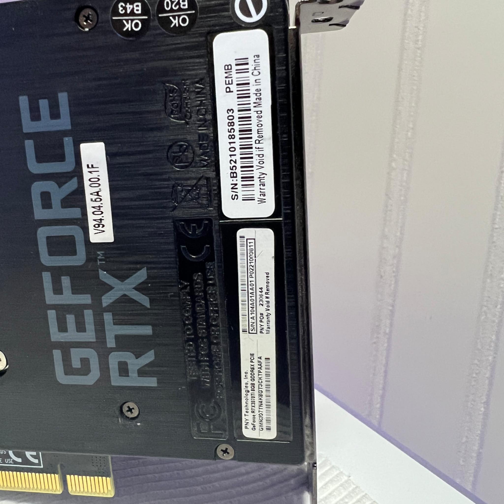 PNY 3070TI used for light gaming from an older person was a trade on an upgrade
