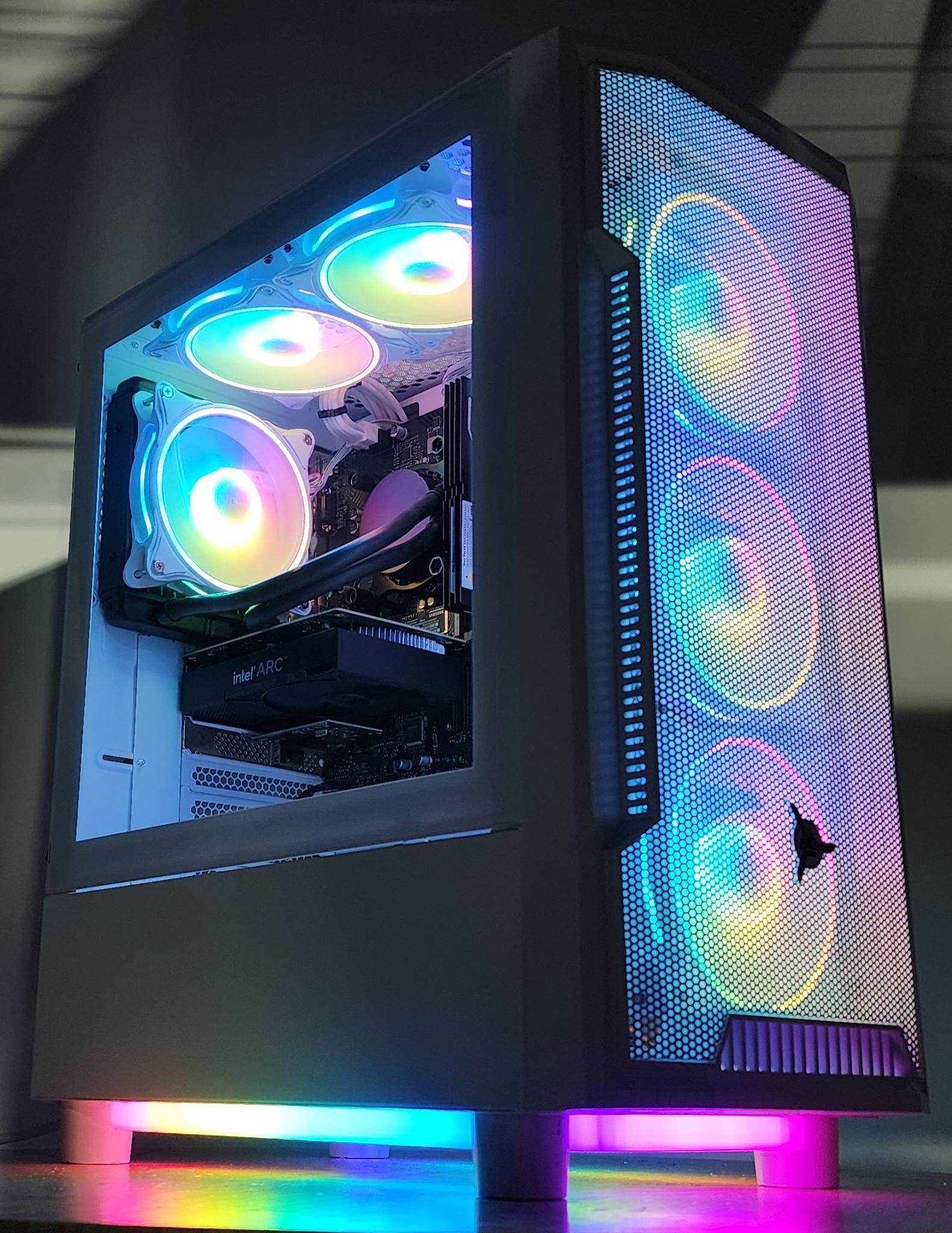 Gaming PC i3-10105F 16GB RAM 256GB SSD + 1TB HDD A380 6GB Windows 11 Computer