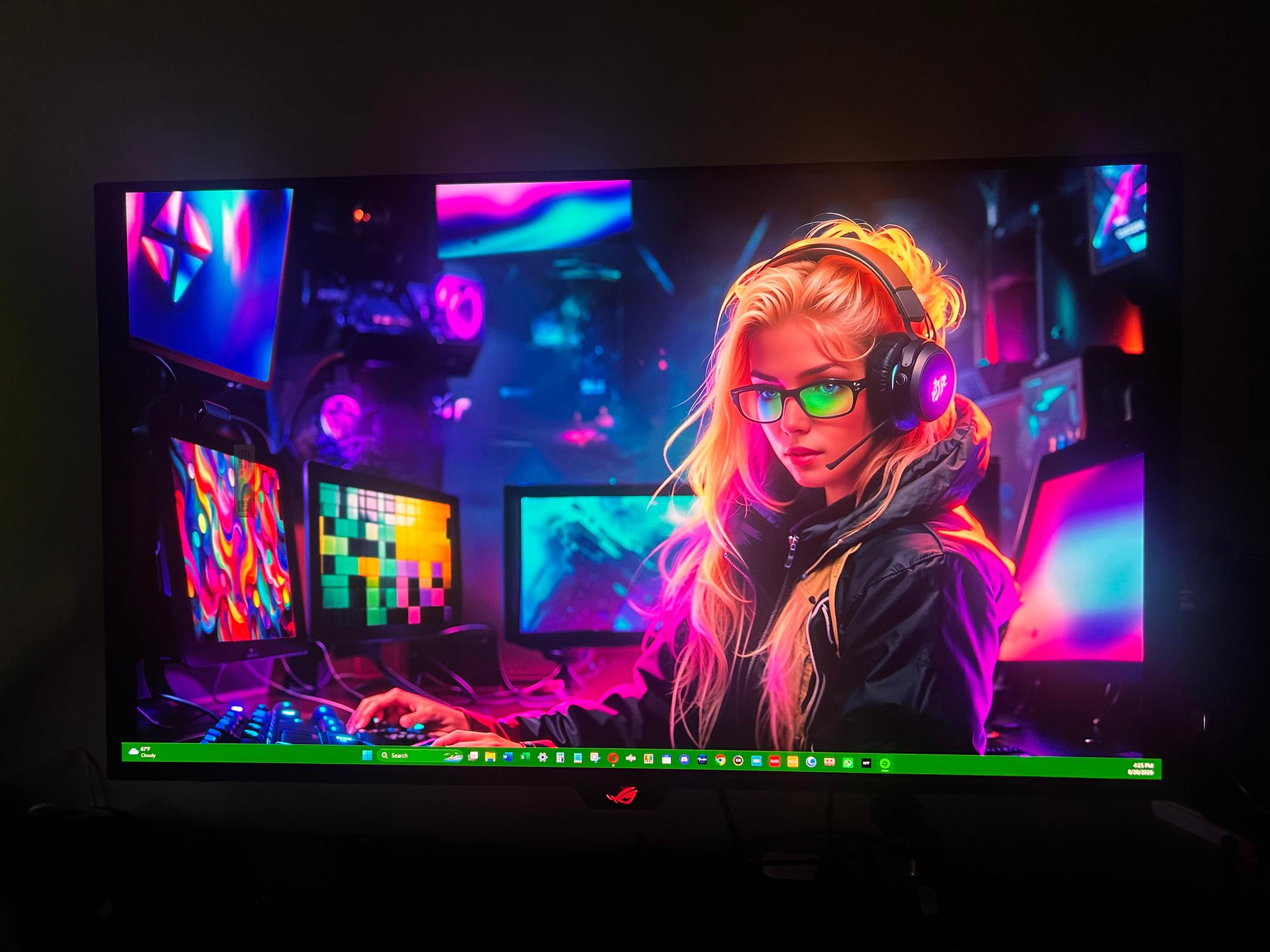ASUS ROG Swift 32" OLED 4K (3840 x 2160) 240Hz Gaming Monitor (PG32UCDM) (0 HOURS USED)