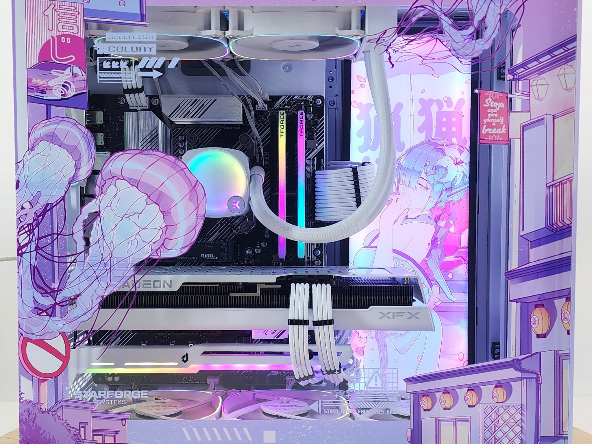 Gaming PC Ryzen 7 5800X3D 32GB RAM 1TB SSD RX 7800 XT 16GB Windows 11 Computer