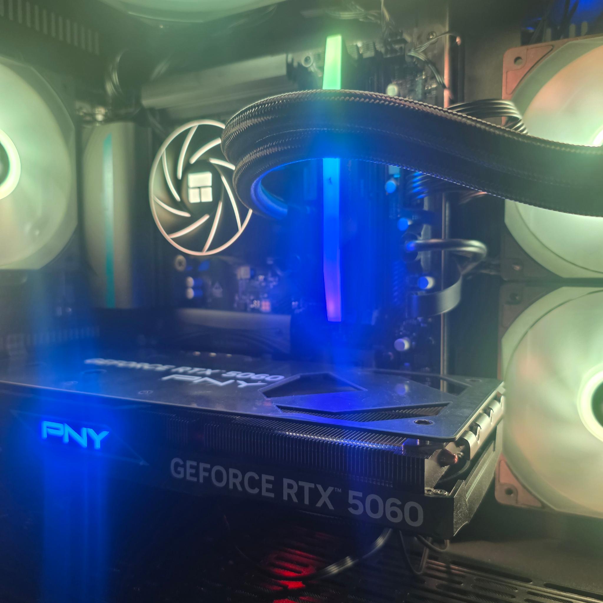 TIDAL WAVE 🌊 | INTEL 12400 | NVIDIA 5060 | 32GB DDR5 | 1TB SSD | BT/WIFI