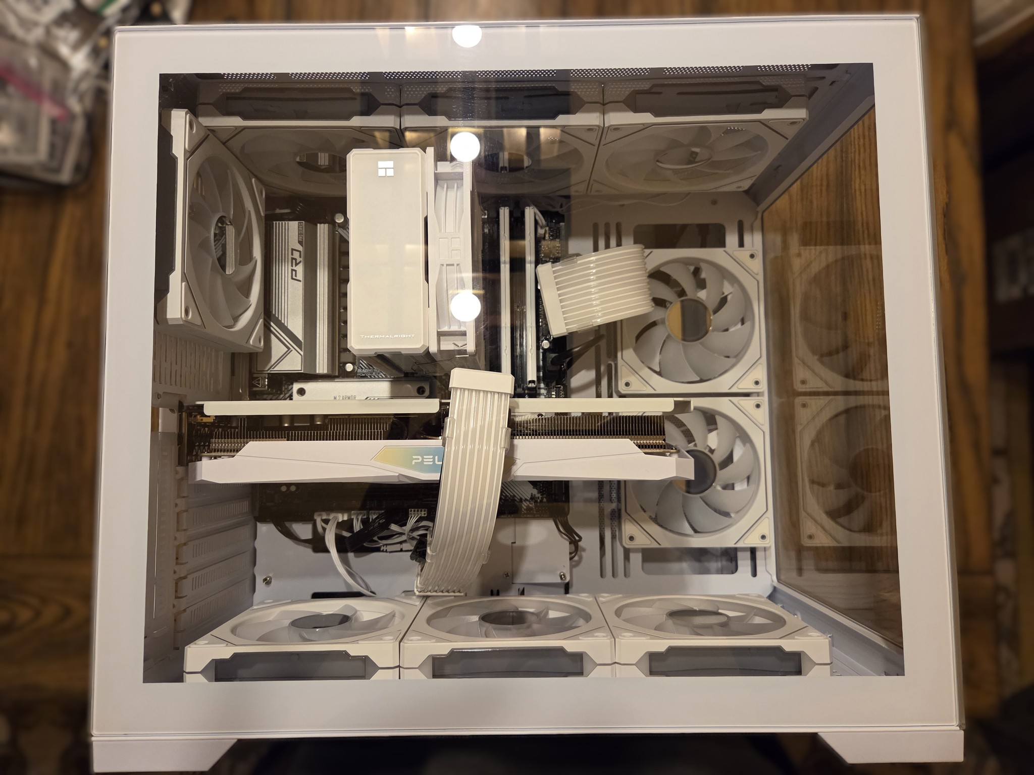 The White Lotus! 🤍| White RTX 3070 Gaming PC | Ryzen 5 7500F | 32GB DDR5 | 1TB NVMe | Temp Display