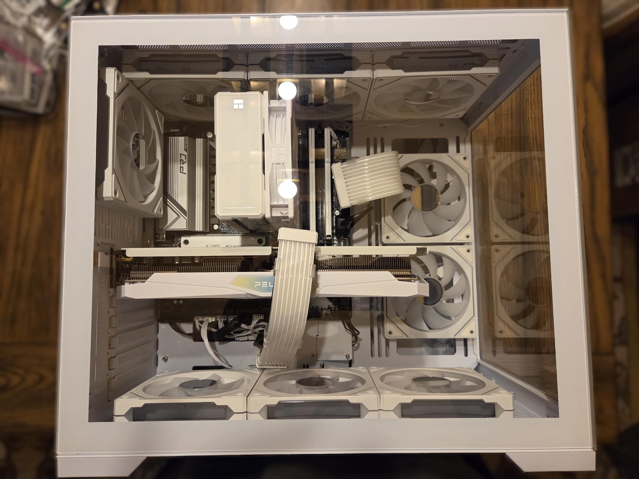 The White Lotus! 🤍| White RTX 3070 Gaming PC | Ryzen 5 7500F | 32GB DDR5 | 1TB NVMe | Temp Display