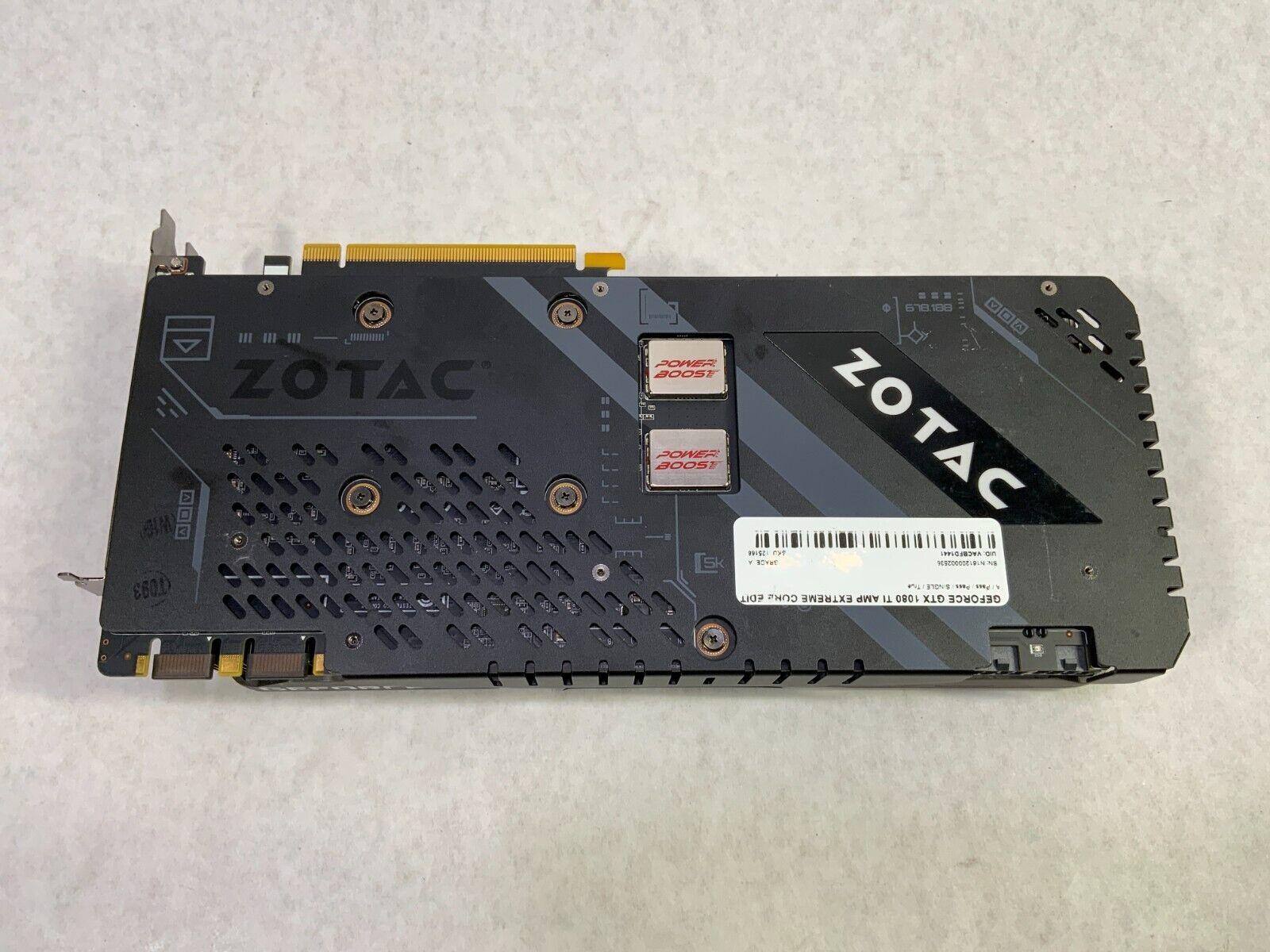 ZOTAC GeForce GTX 1080 Ti AMP Extreme 11GB GDDR5X Video Graphics Card