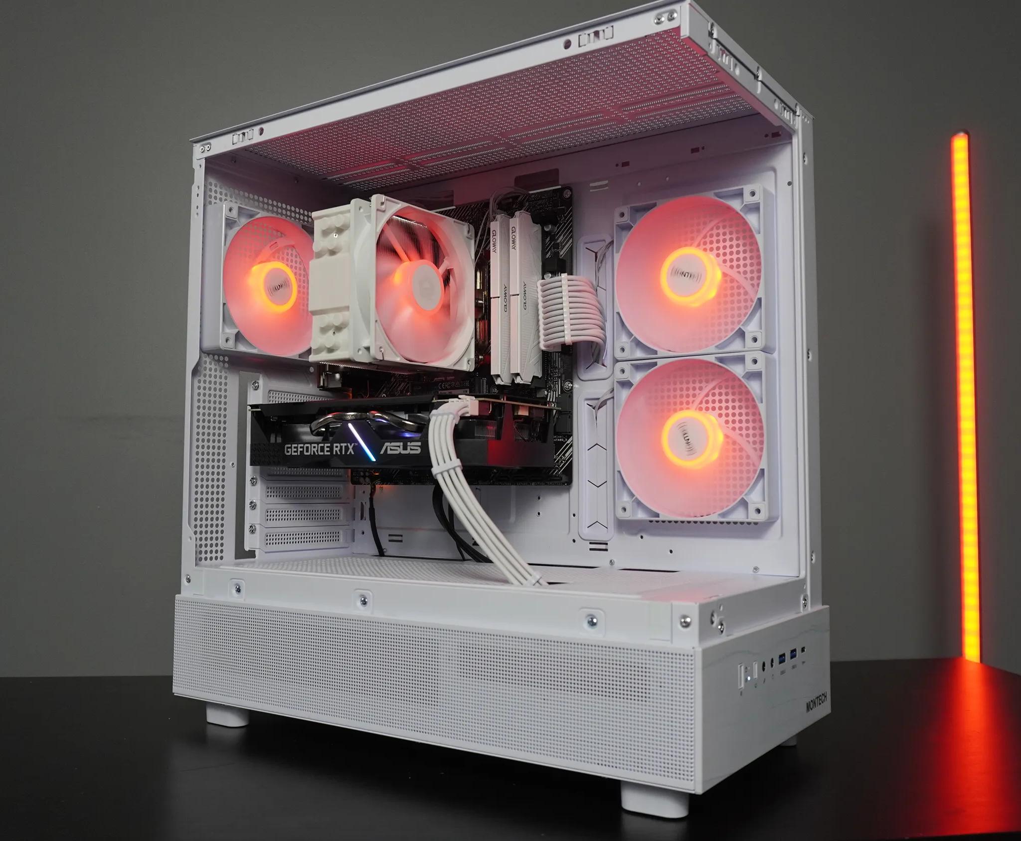 🤍AESTHETIC🤍 RTX GAMING Beast 💚 RTX 2060 6GB 🧡 Ryzen 5 4500 | 16GB RAM | 1TB NVME