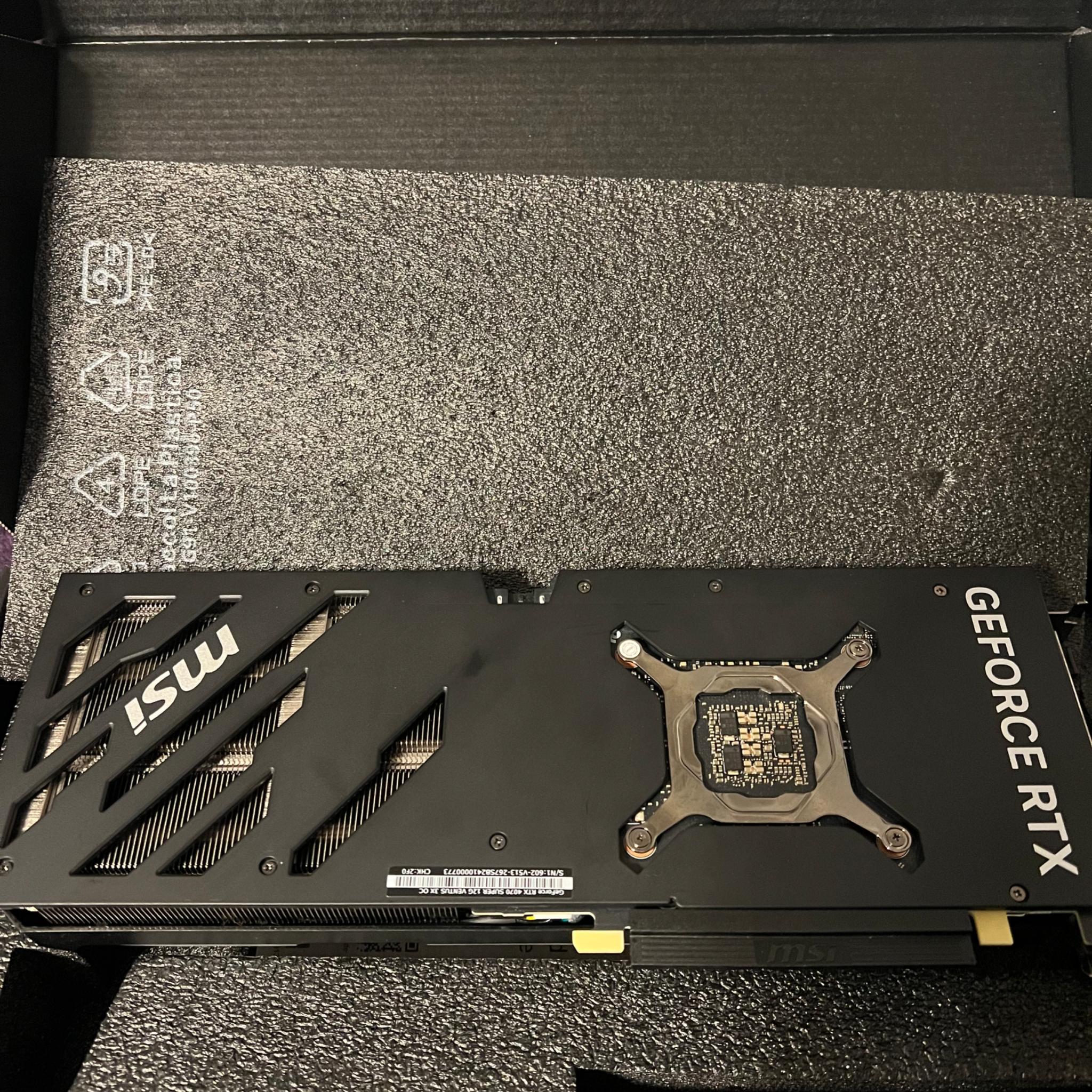 MSI Ventus 3X OC GeForce RTX 4070 Super 12GB - Graphics Card