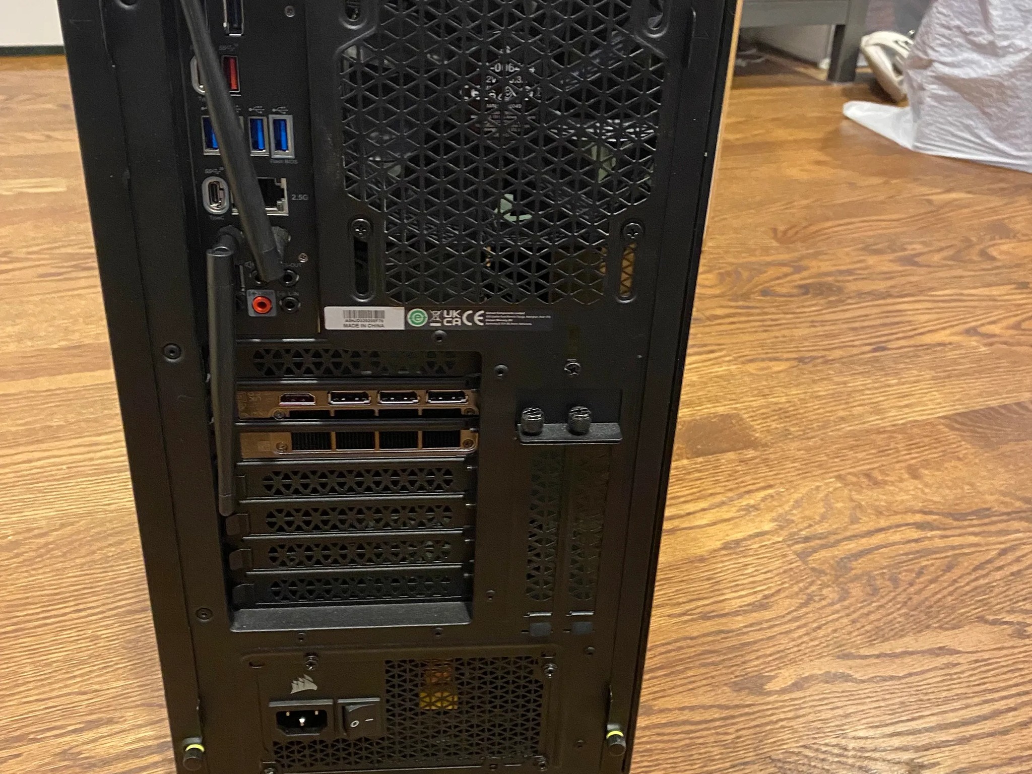 Gaming PC R7 7800X3D CPU, RTX 4070. High Power Gaming PC!
