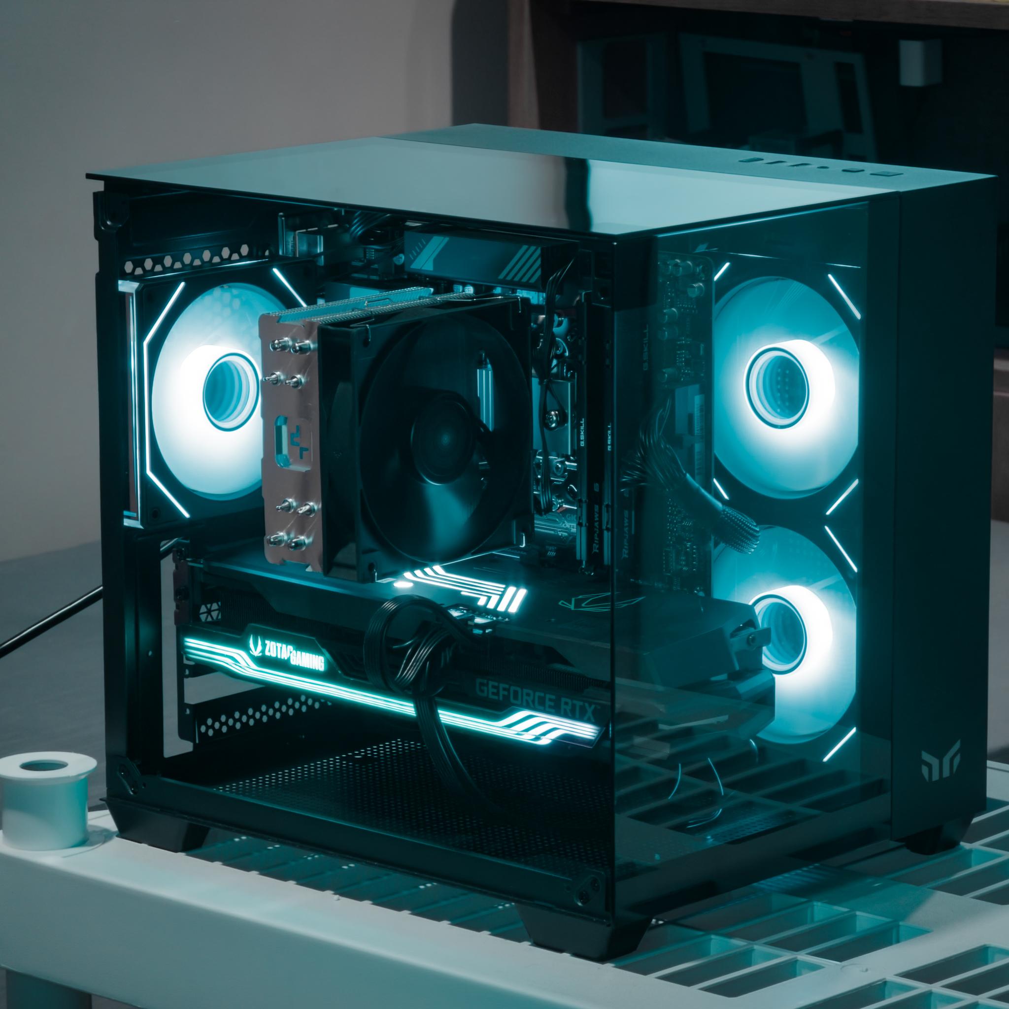🔥 High-End Gaming PC – Ryzen 9 7950X | RTX 3080 Ti | 32GB DDR5 | RGB Fishtank 🔥