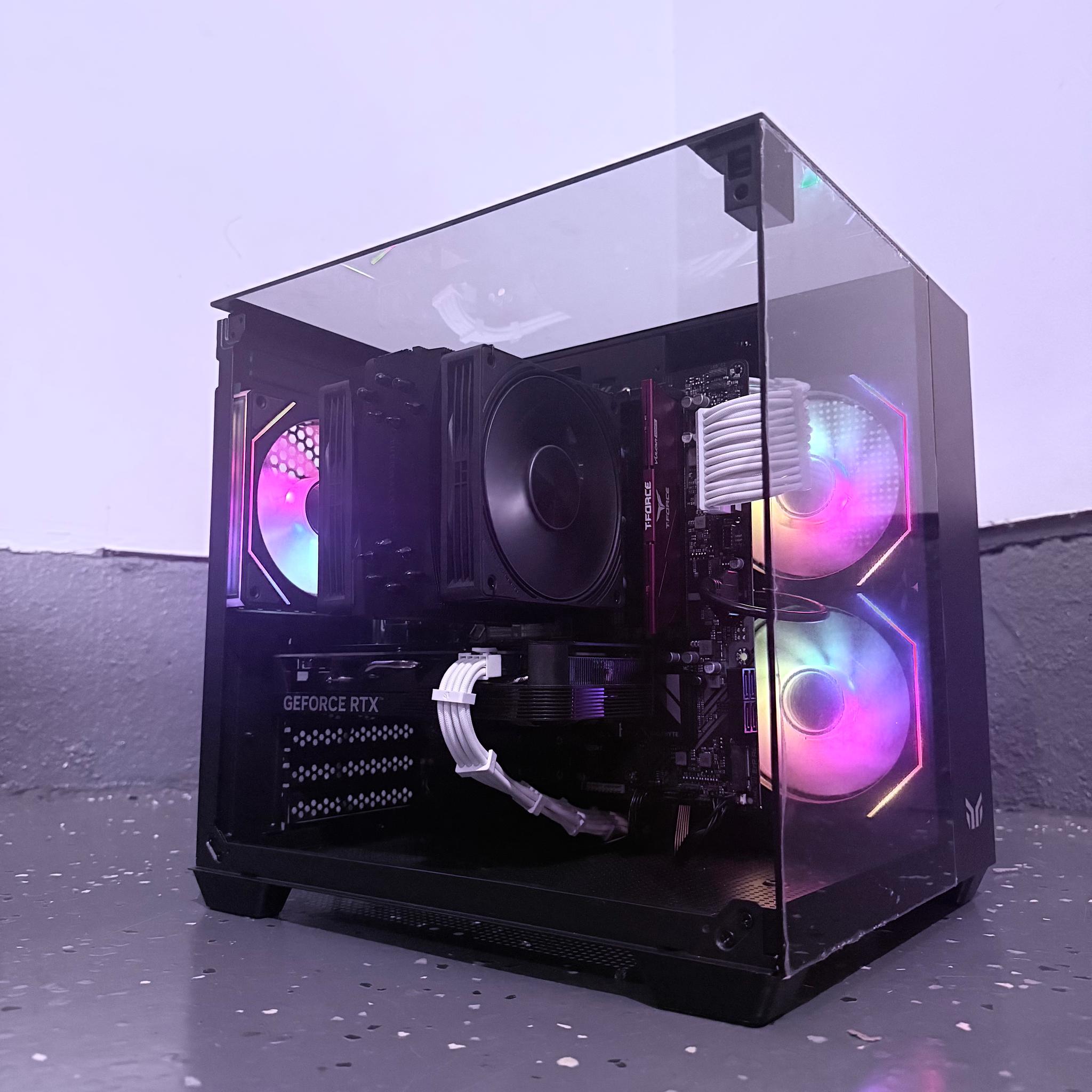 ⚫️"Black Orchid"🌸 | 1440p Gaming | RTX 4060 | i5 14400F | 16GB DDR5 | 1TB+1GB Dram SSD | Free Ship