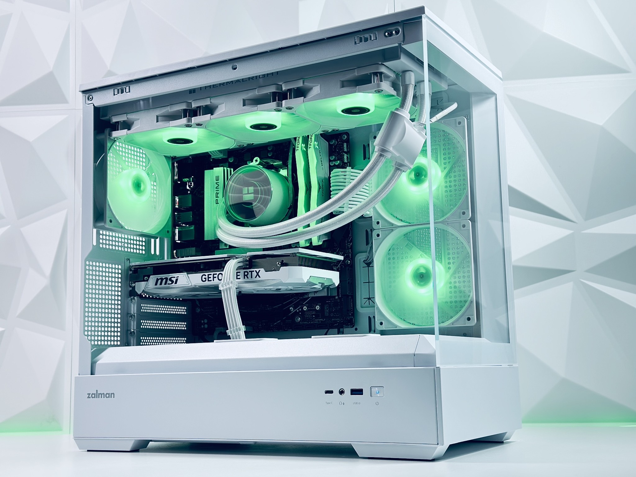 🤍🏔️1440p-4K Gaming PC❄️Nvidia RTX 4070 12GB❄️AMD Ryzen 7 5700X 8 core❄️32GB DDR4❄️1TB NVME