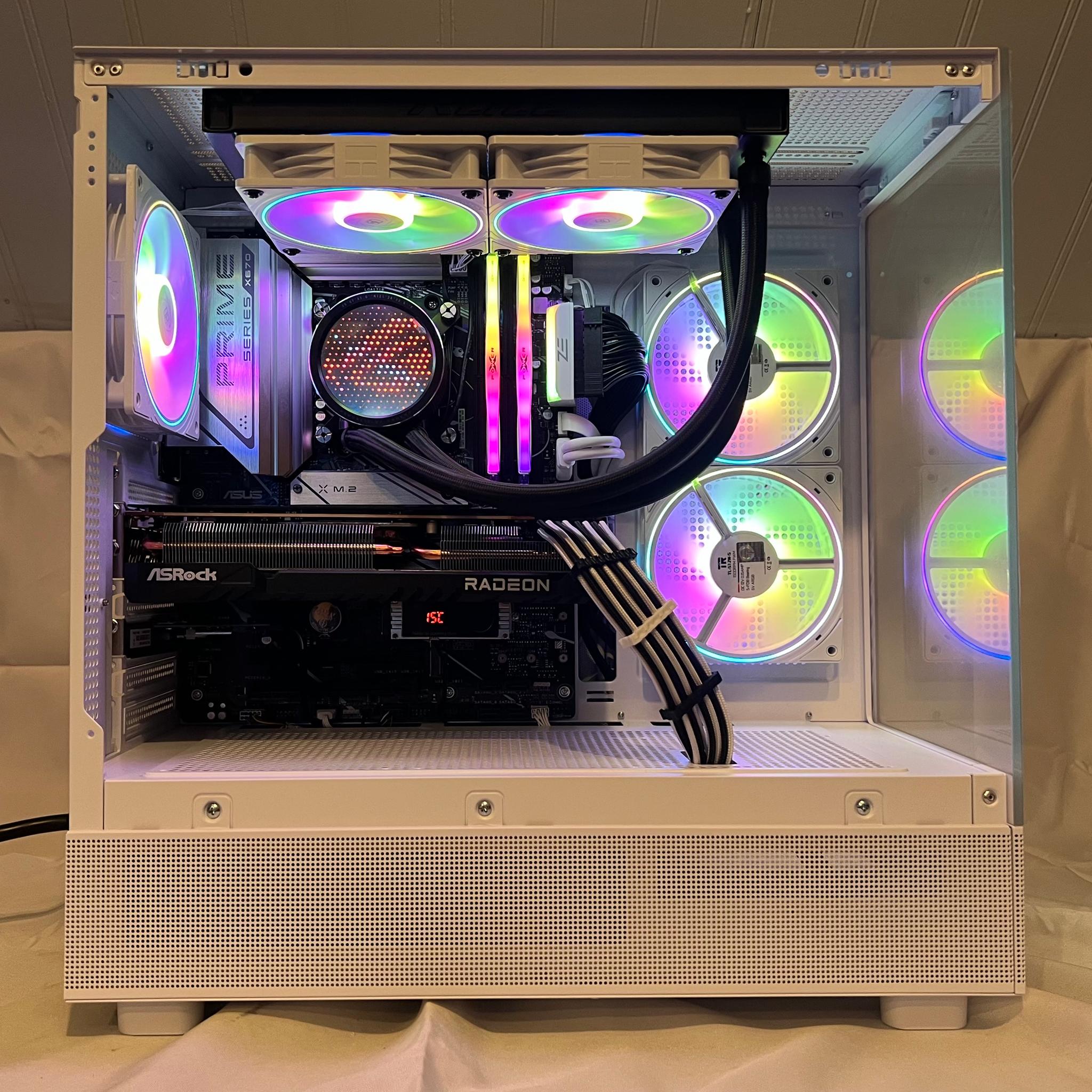 "The Oposition" Ryzen 5 7600, Rx 7800xt, 32gb, WiFi gaming pc-Team Red