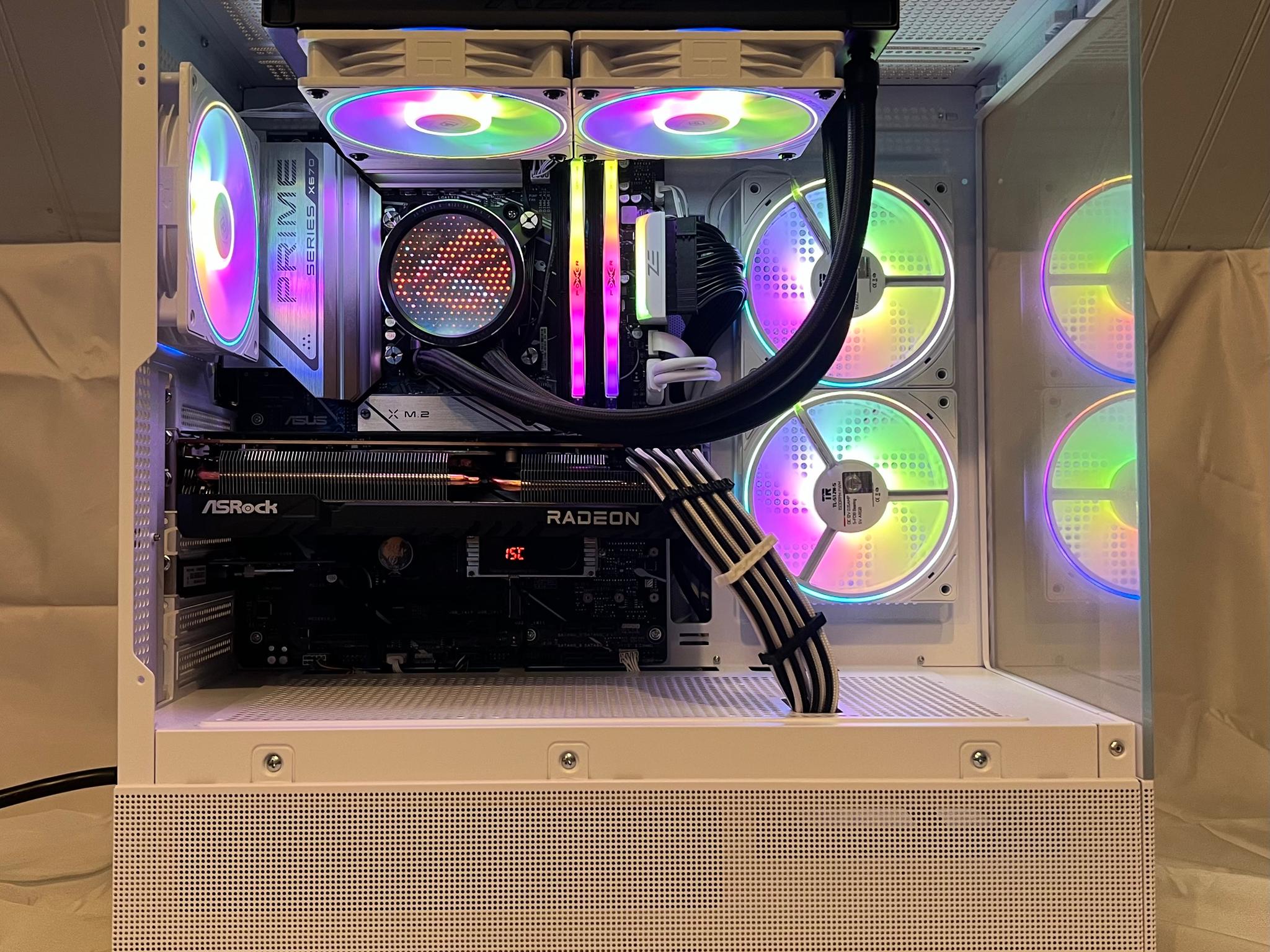 "The Oposition" Ryzen 5 7600, Rx 7800xt, 32gb, WiFi gaming pc-Team Red