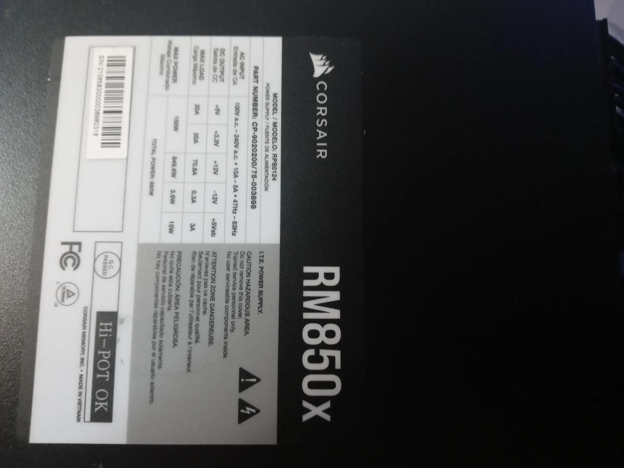 Corsair RM850x