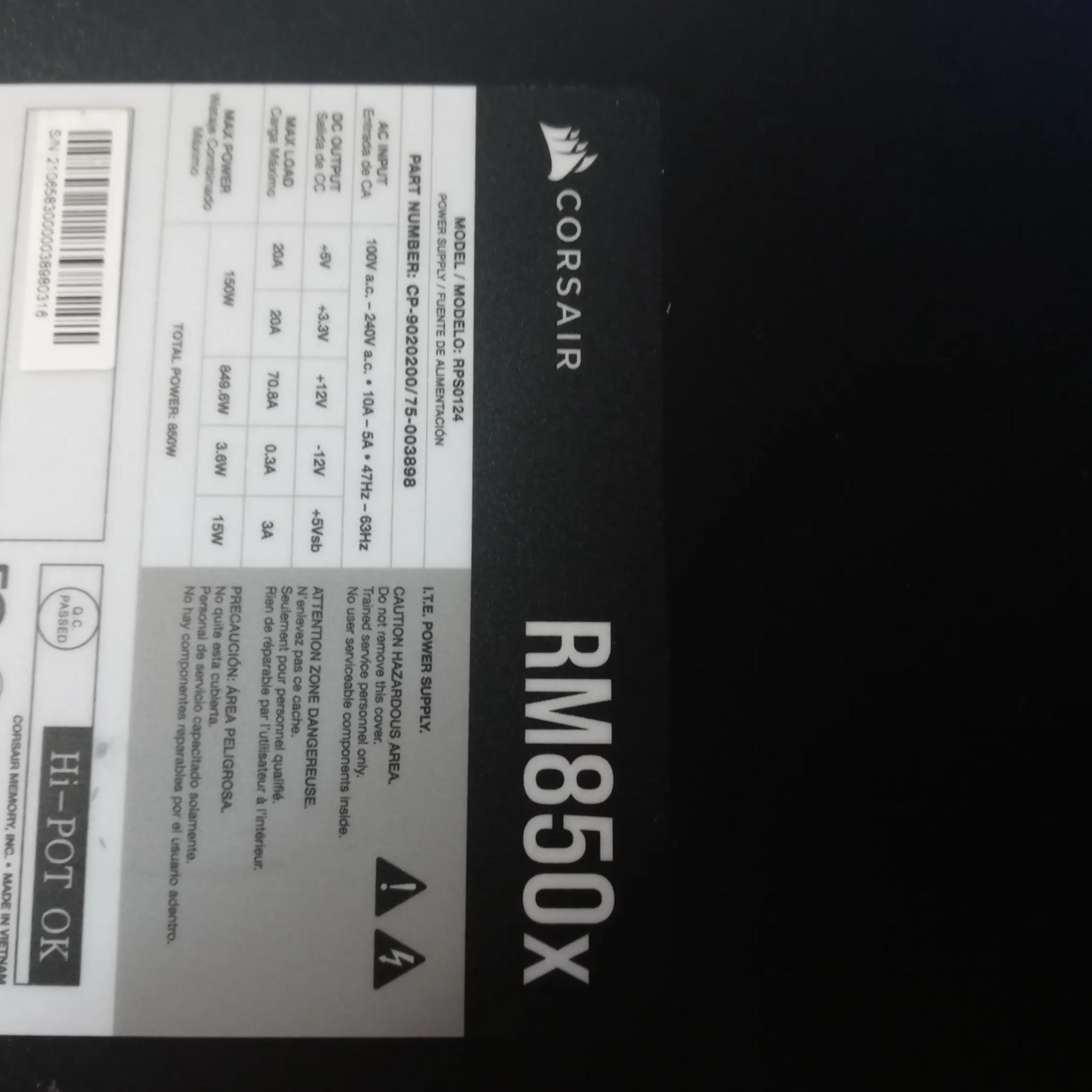Corsair RM850x