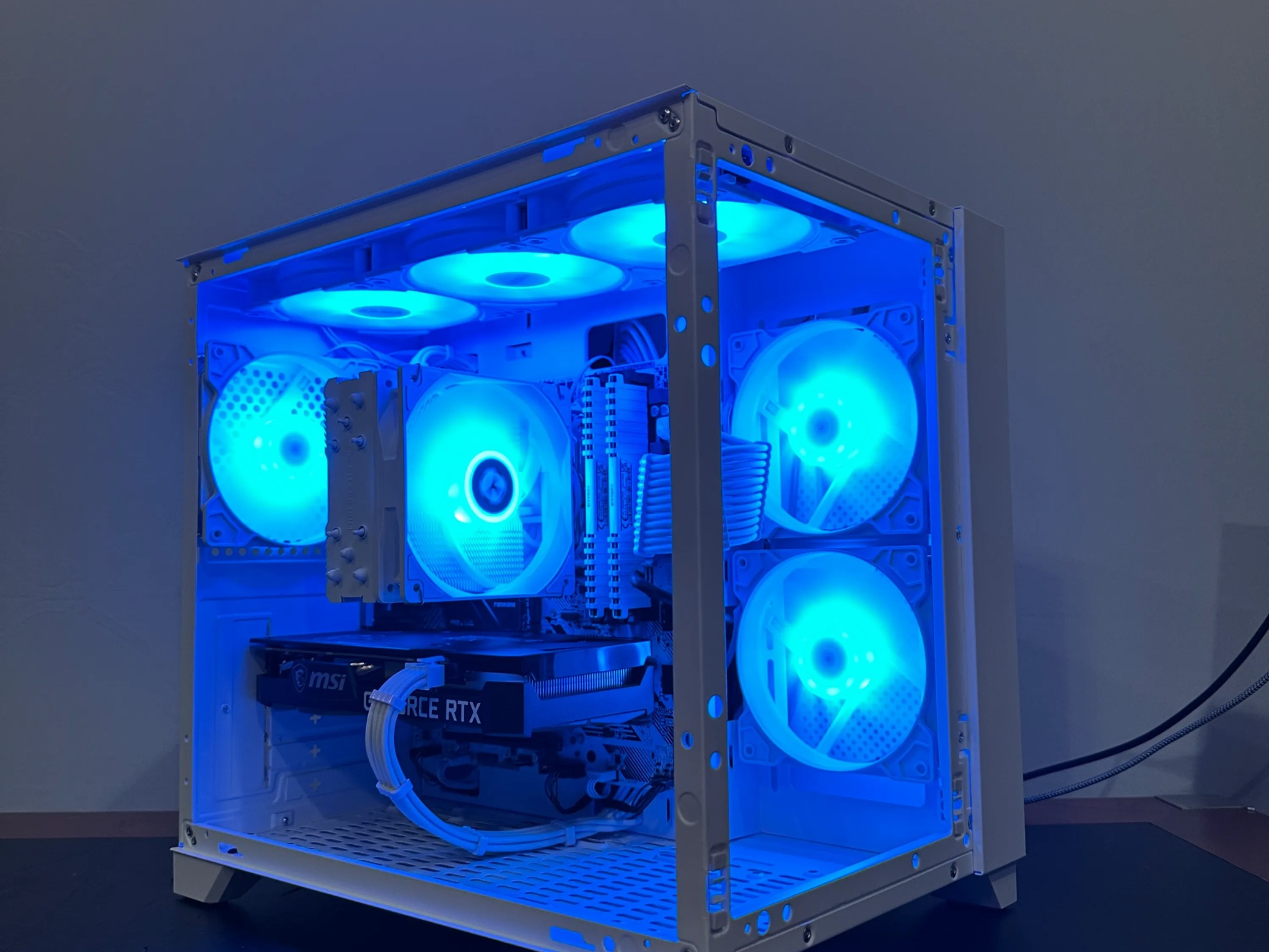 🤍 Price to Performance PC | RTX 3060 Ti | Ryzen 5 5600X | White Aesthetic | Full ARGB Control🤍