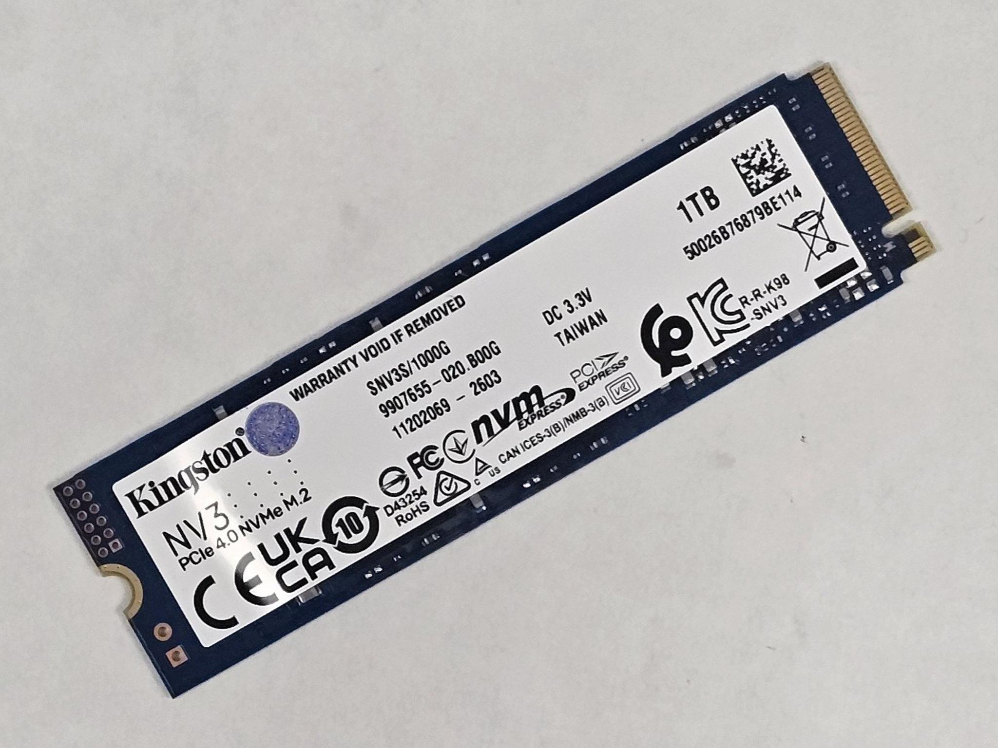 1TB NVMe M.2 SSD Kingston NV3 Gen4
